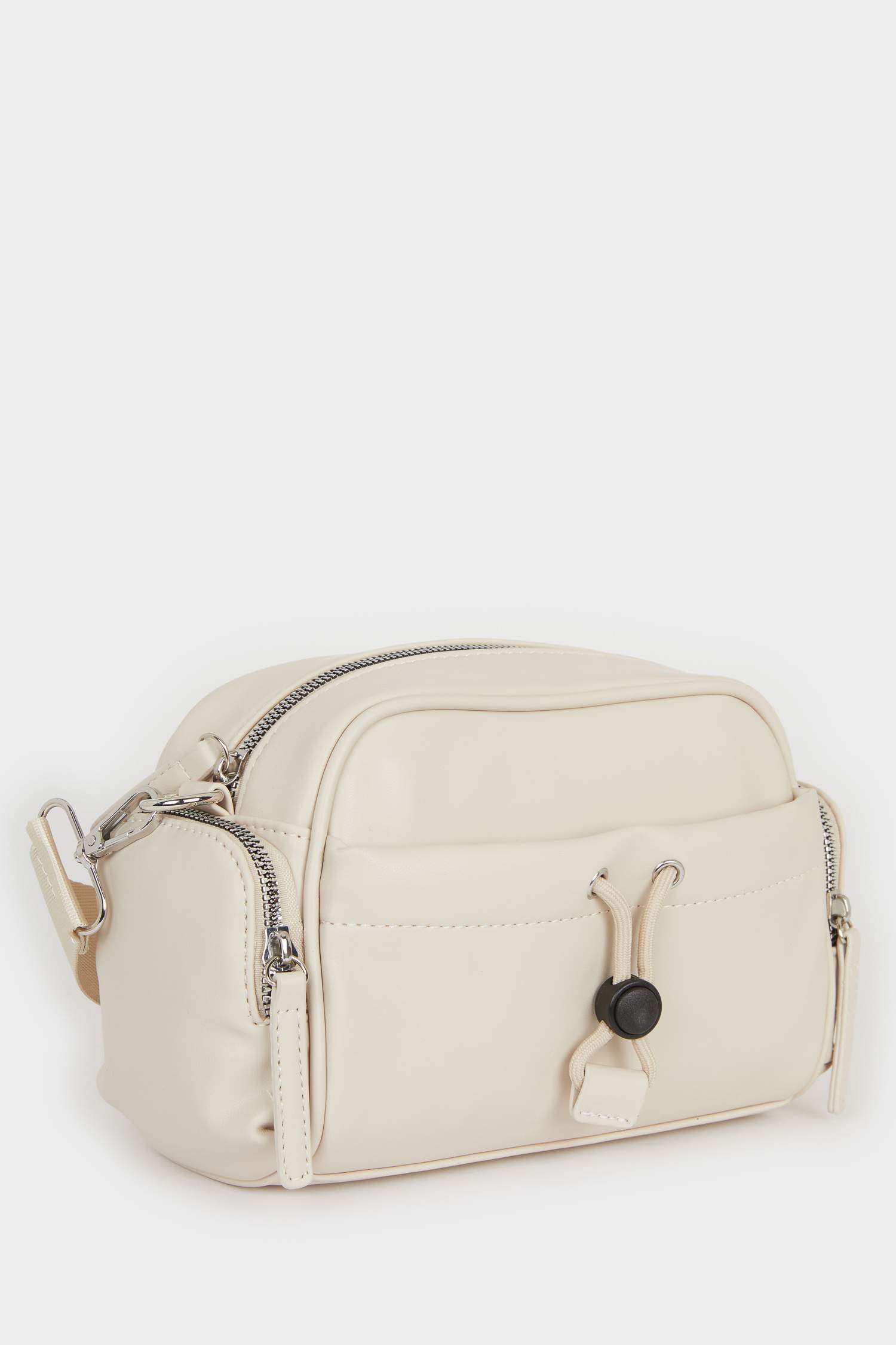 Faux Leather Crossbody Bag