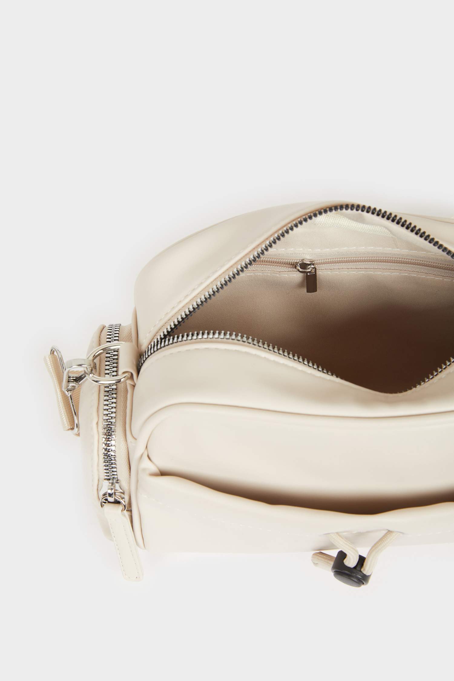 Faux Leather Crossbody Bag