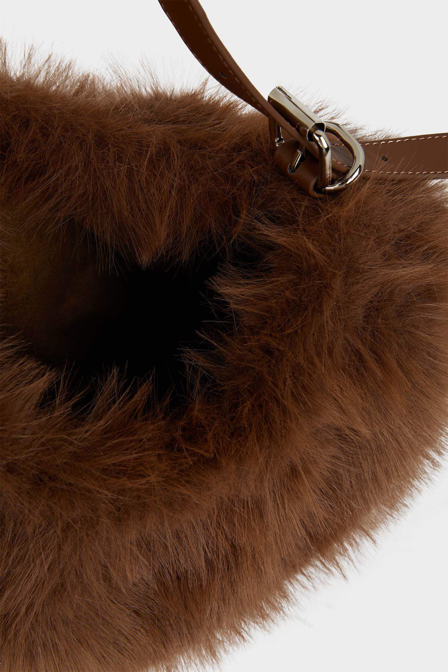 Kadın Pelüş Çapraz Çanta