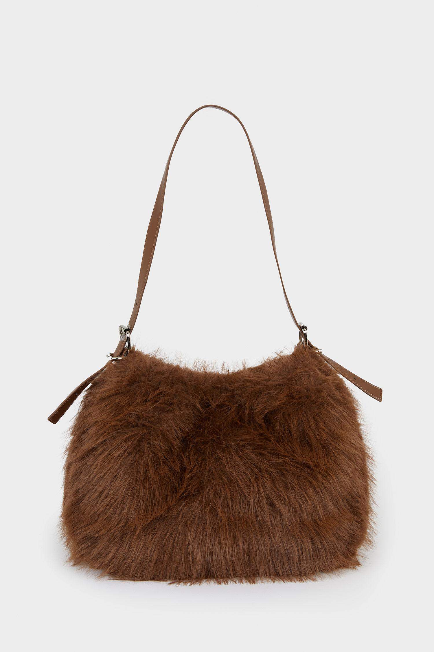 Kadın Pelüş Çapraz Çanta