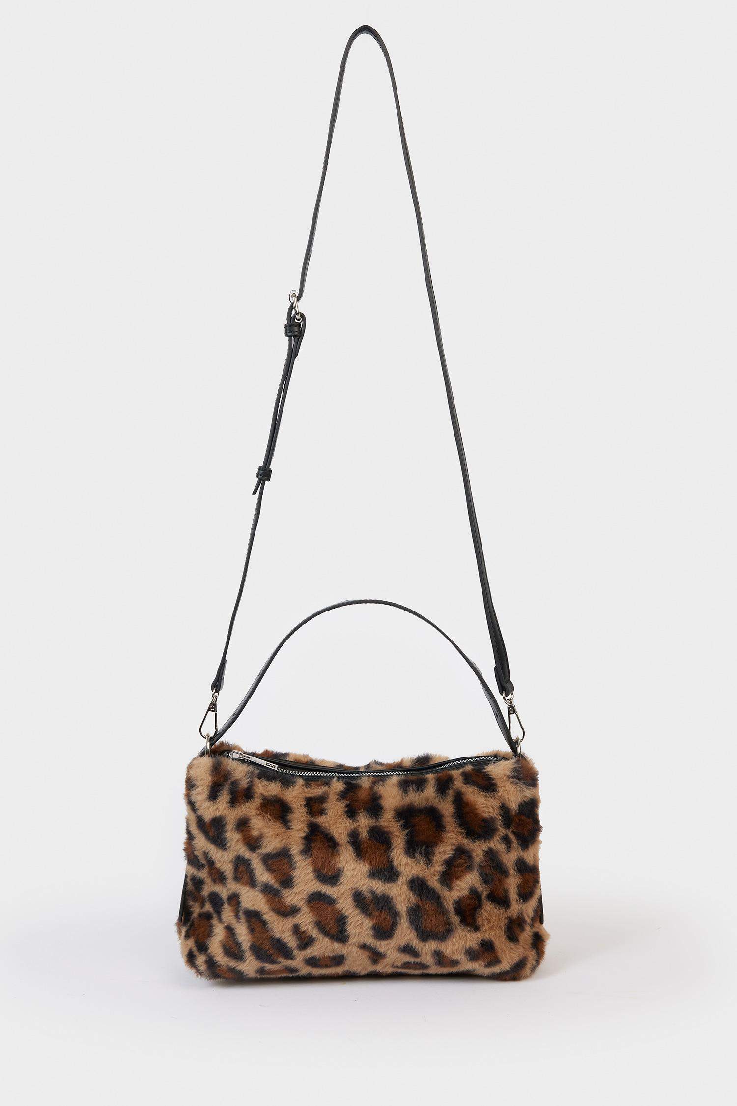 Kadın Leopar Desenli Çapraz Çanta