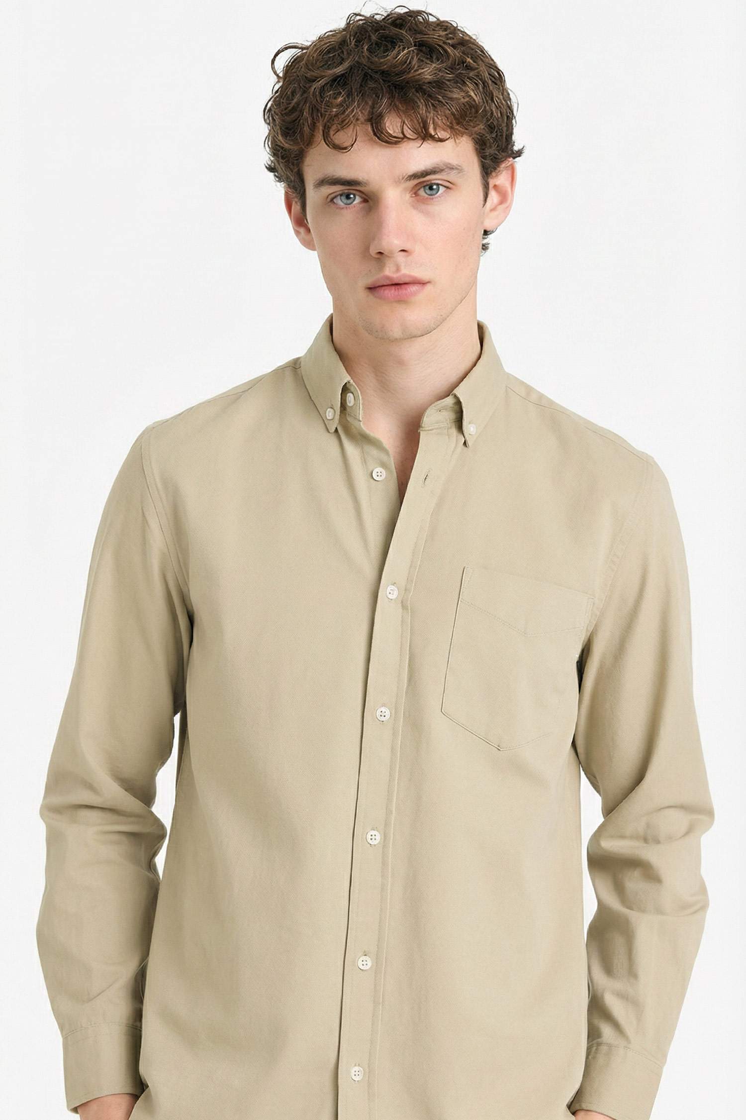 Regular Fit Gabardin Gömlek