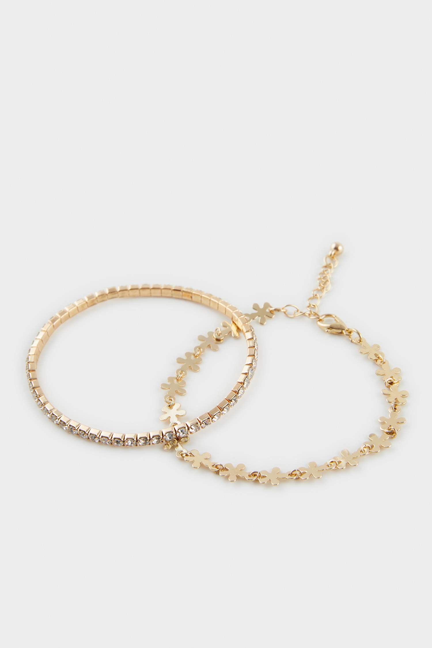 Woman 3 Piece Gold Bracelet