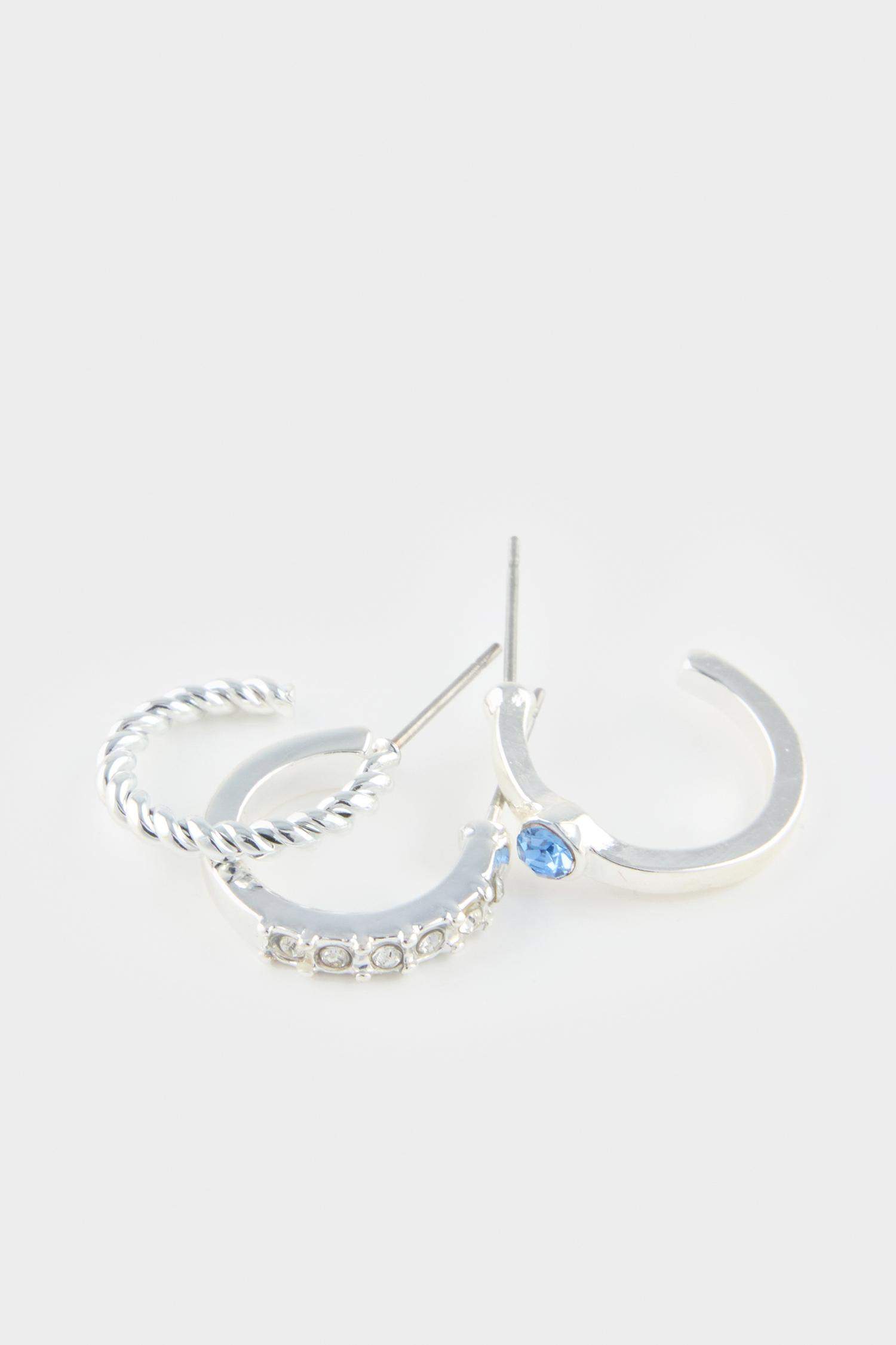 Kadın 9'lu Silver Küpe