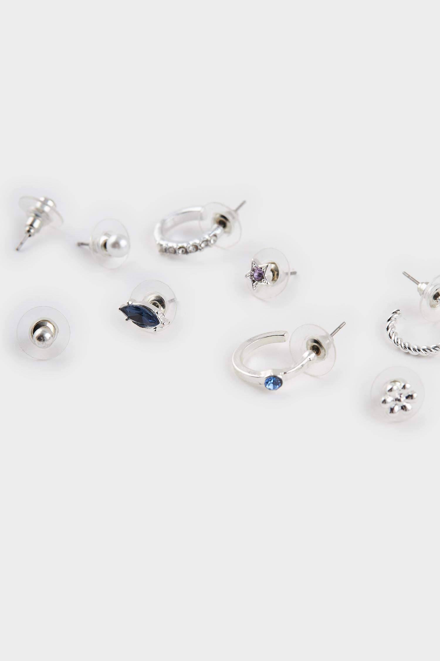 Kadın 9'lu Silver Küpe