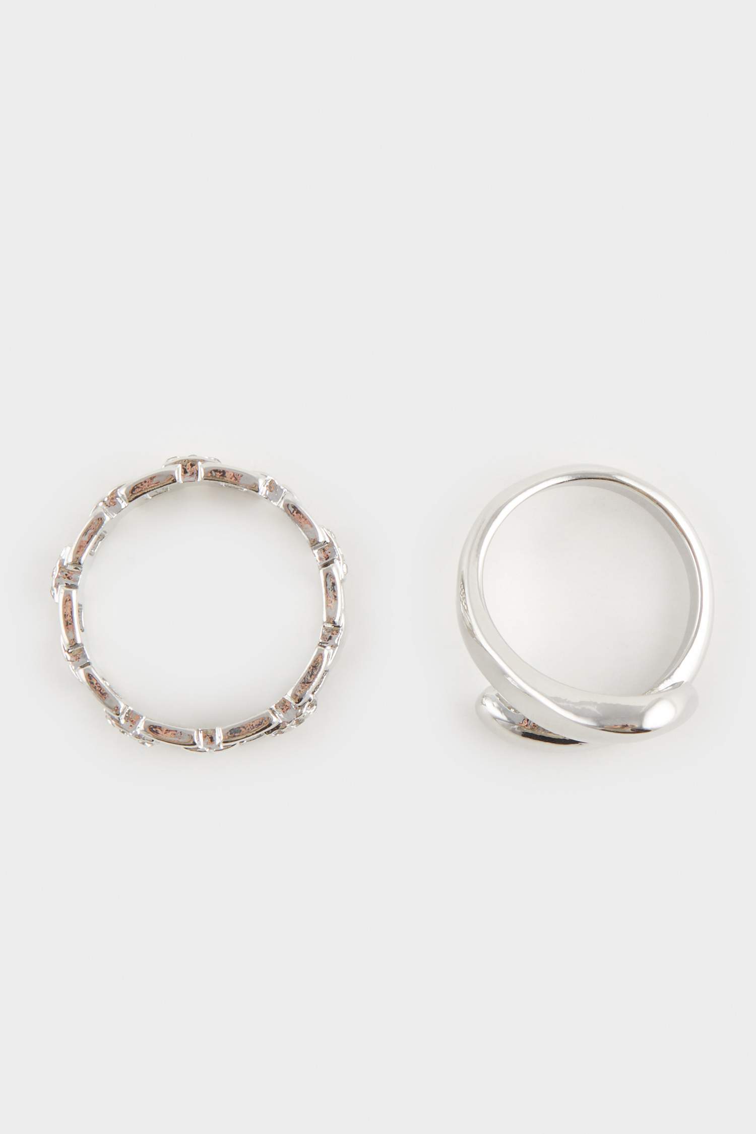 Kadın 2'li Silver Yüzük