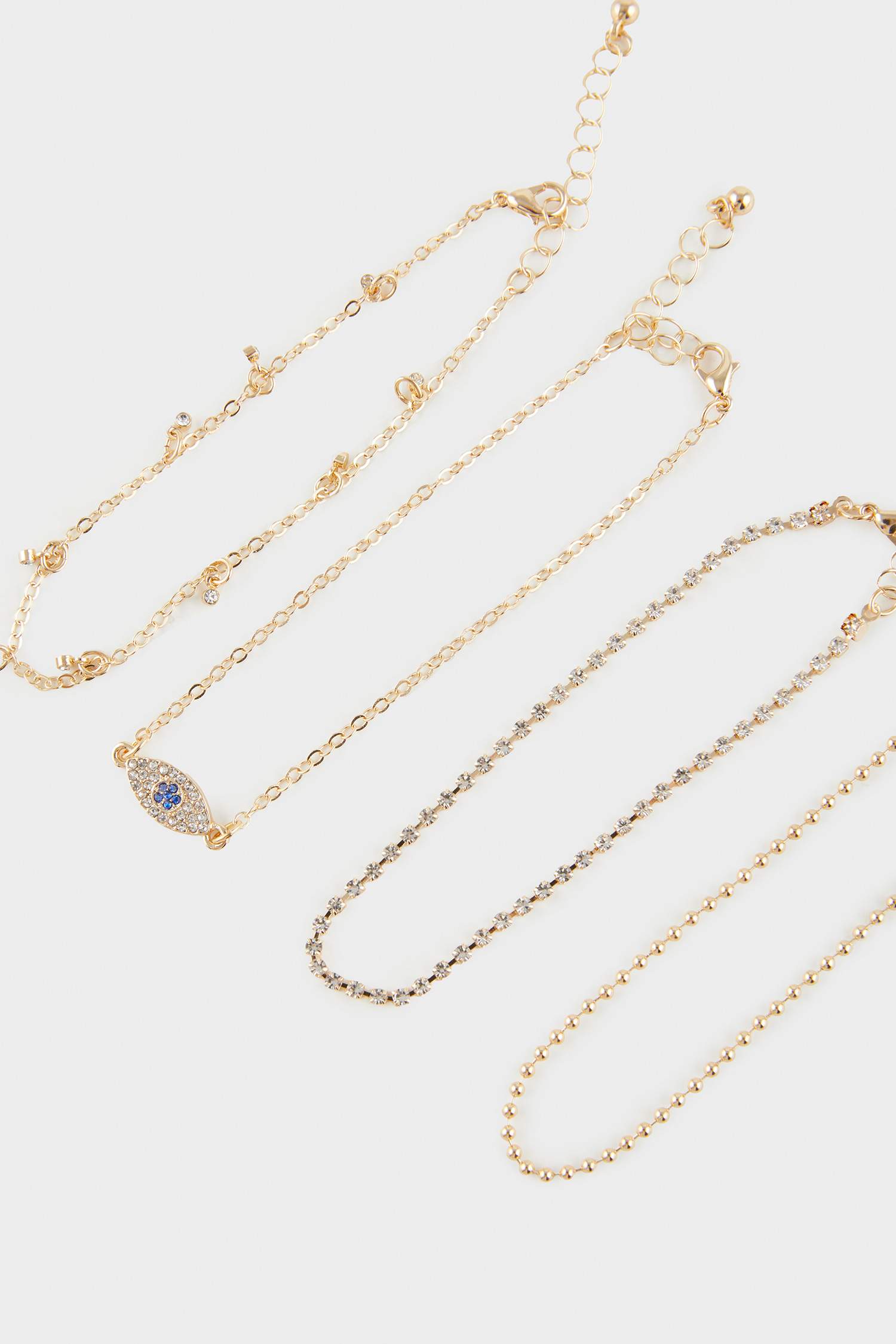 سوار نسائي ذهبي - 4 قطع