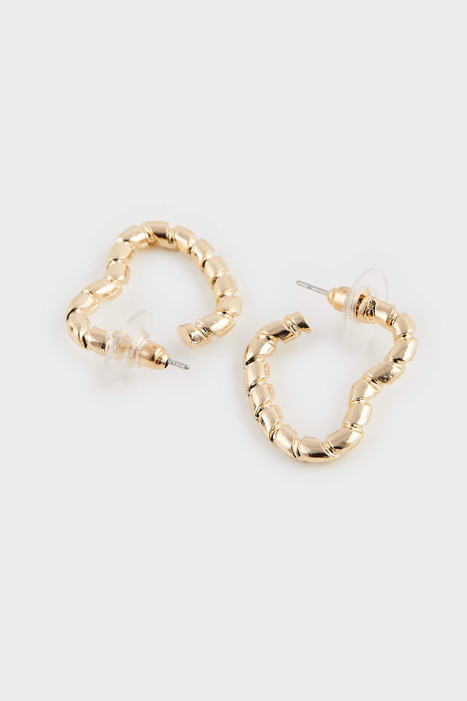 Woman 2 Piece Gold Earrings