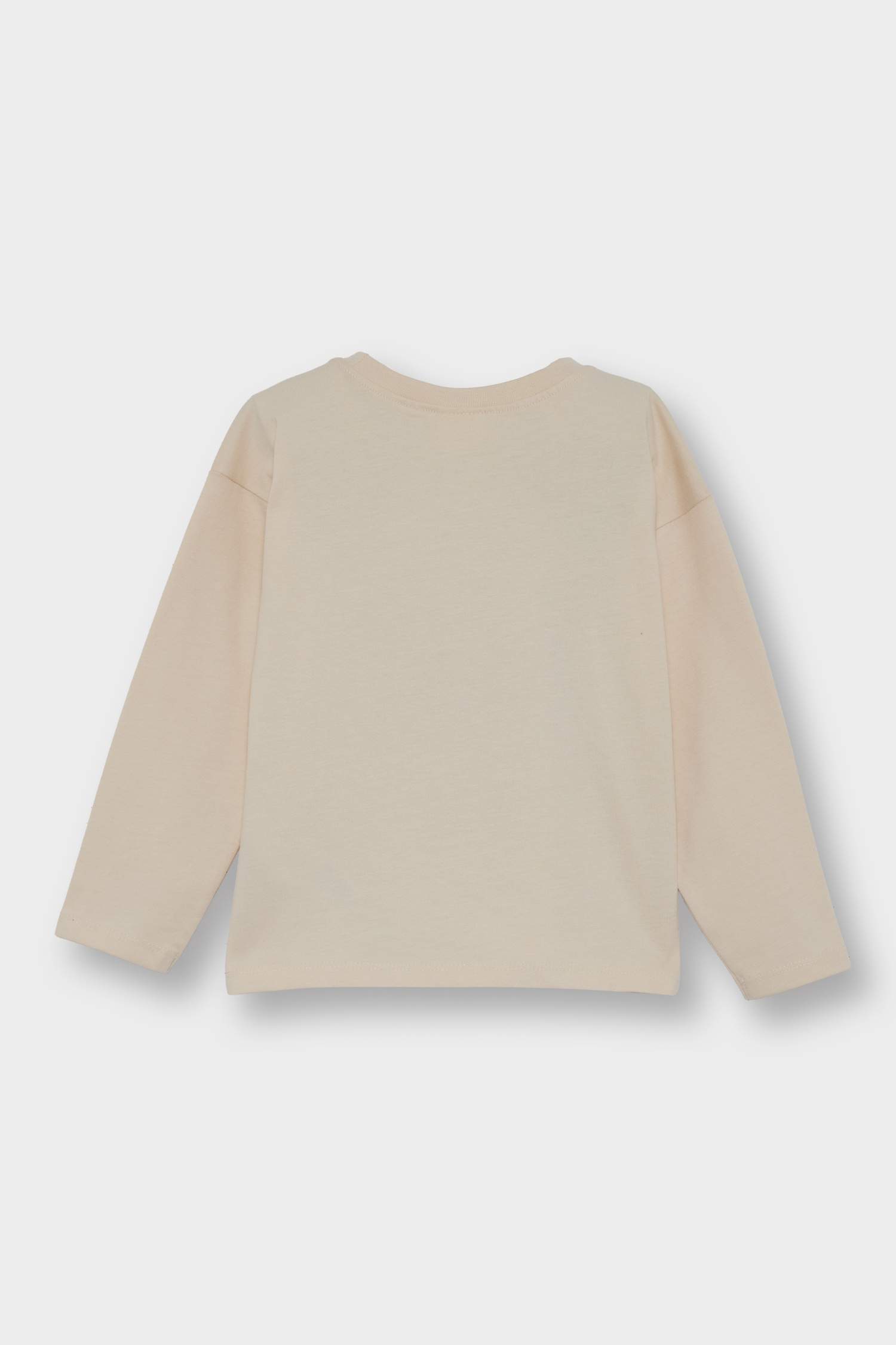 تيشيرت بناتي ردن طويل قصة عادية - قطعتين