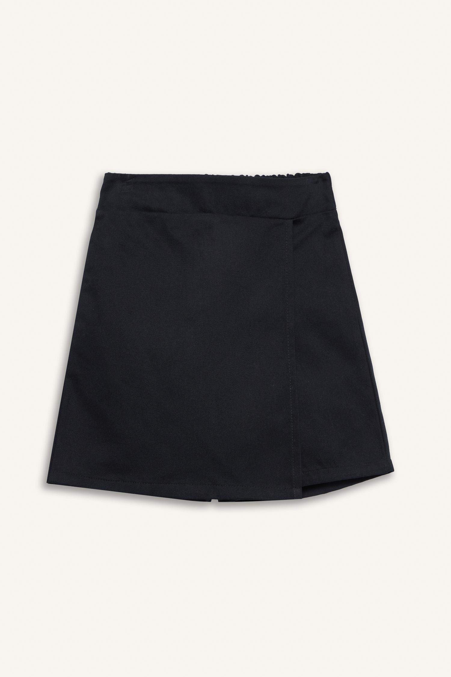 Girl Elastic Waist Gabardine Skort