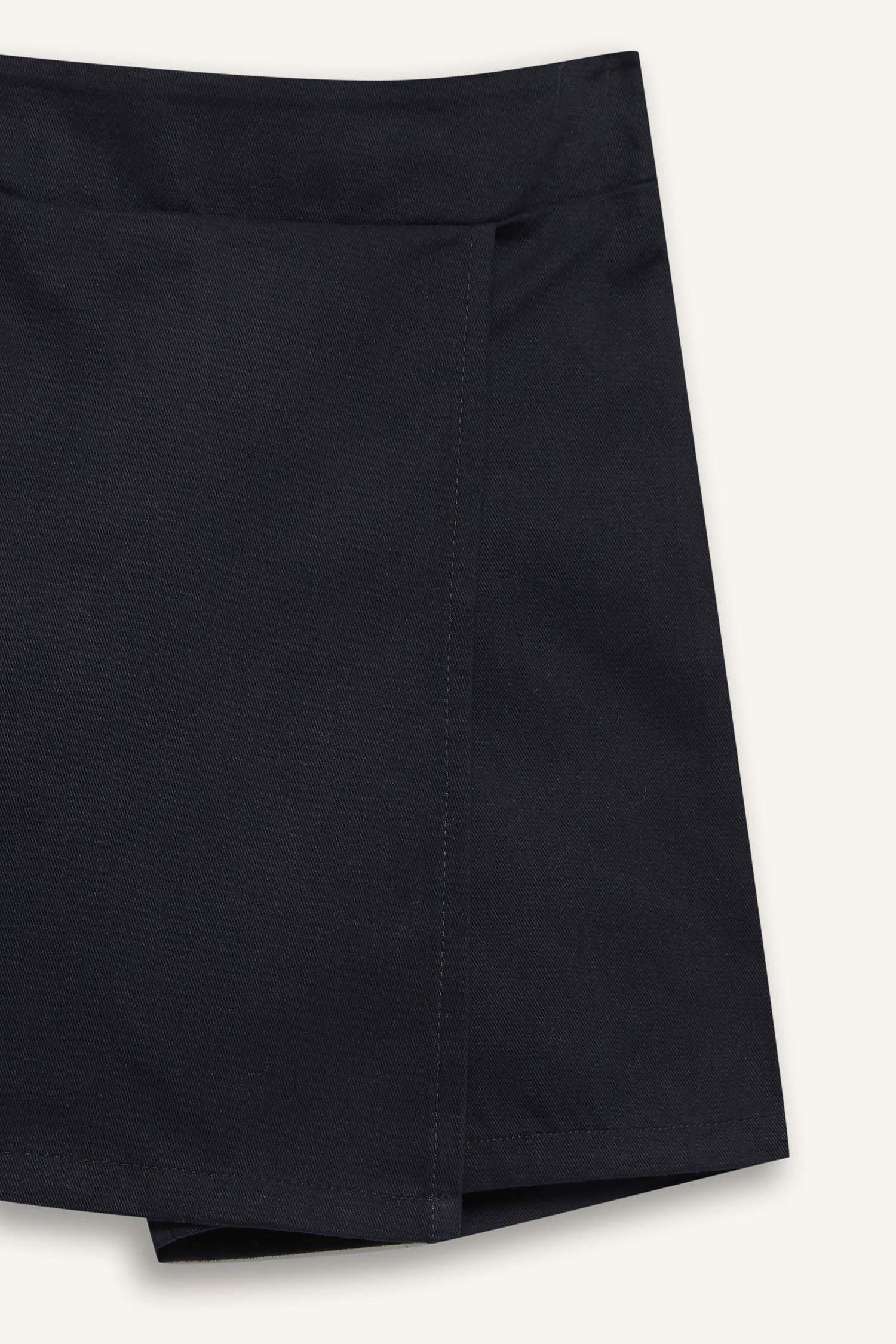 Girl Elastic Waist Gabardine Skort