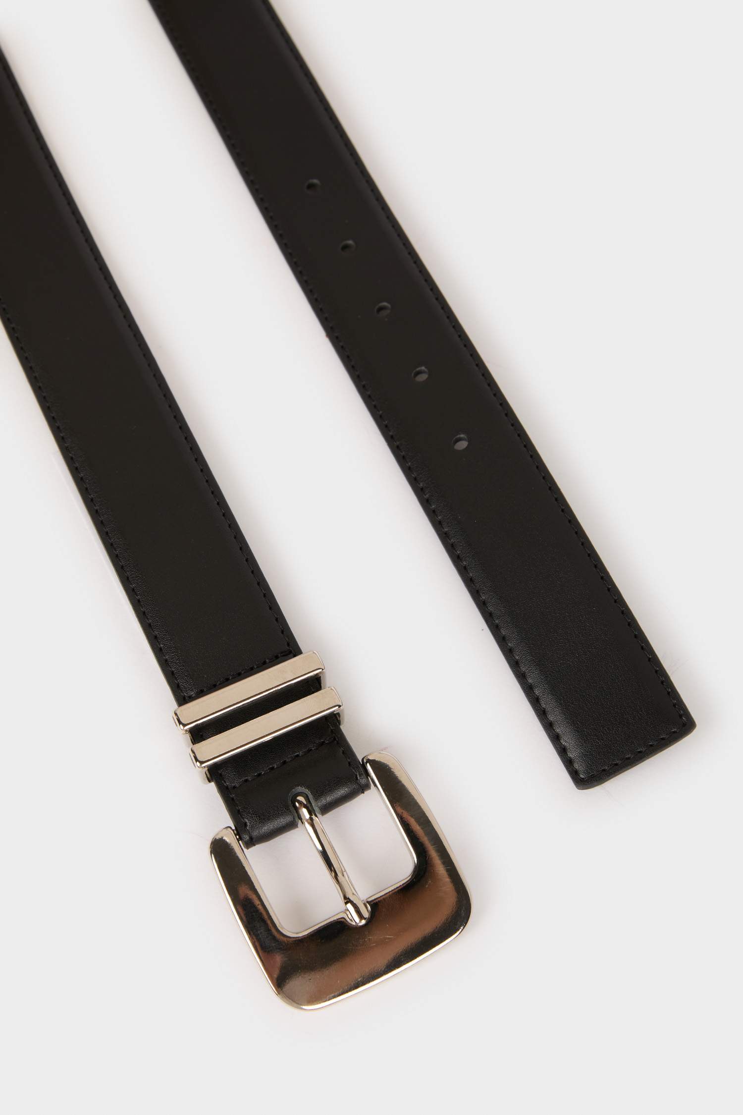 Kadın Suni Deri Jean Kemeri