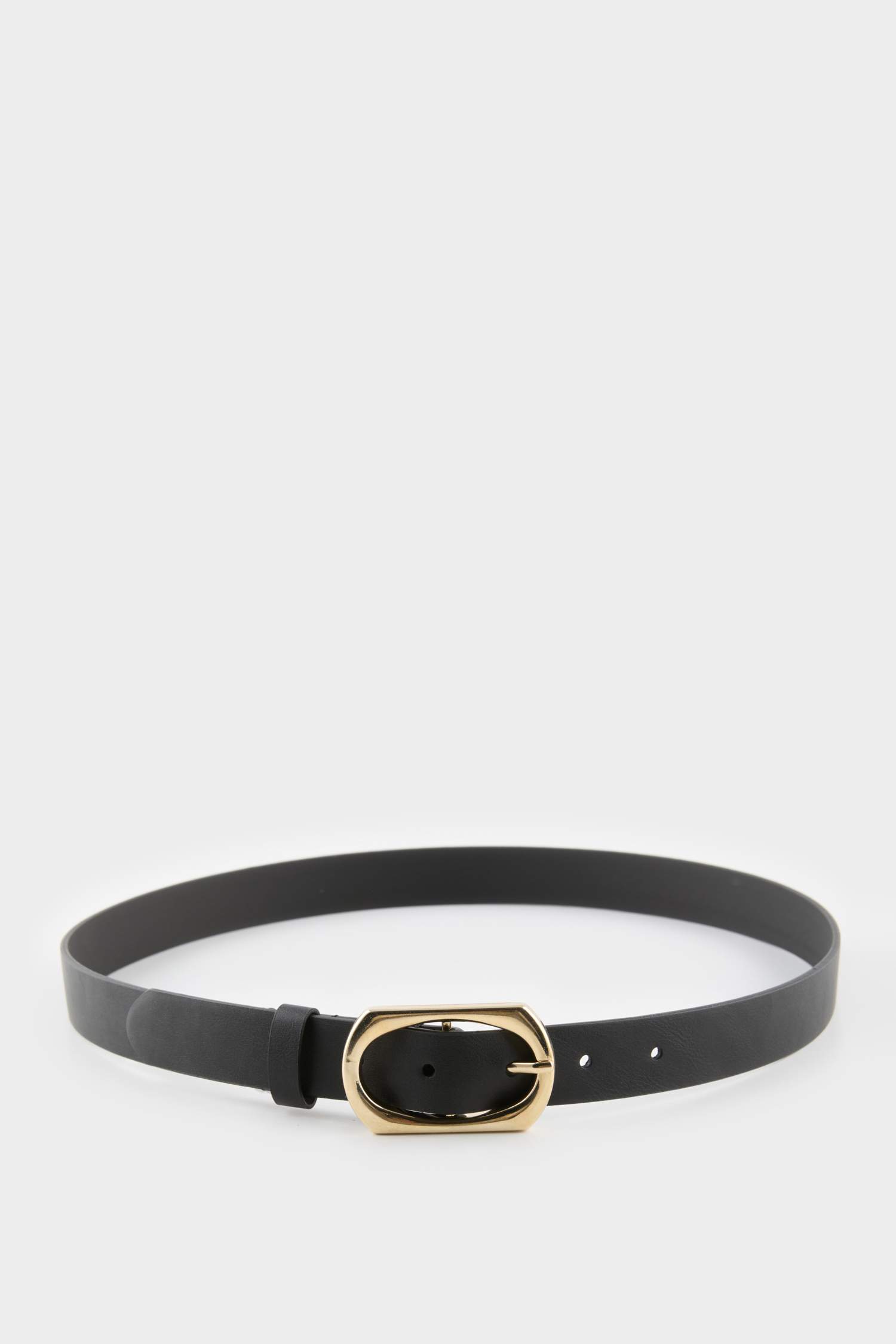 Woman Faux Leather Casual Belt