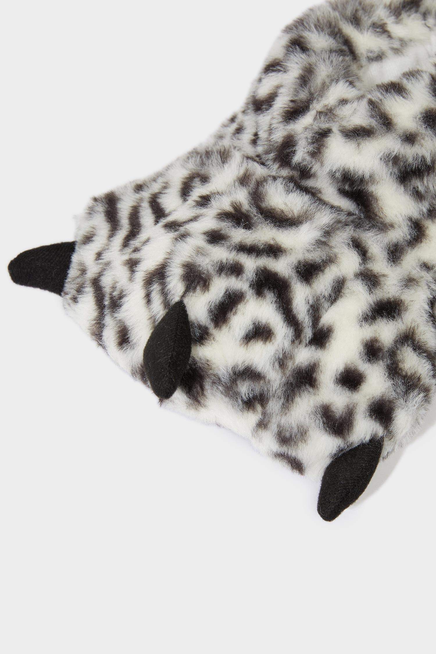 Kadın Desenli Düz Taban Panduf