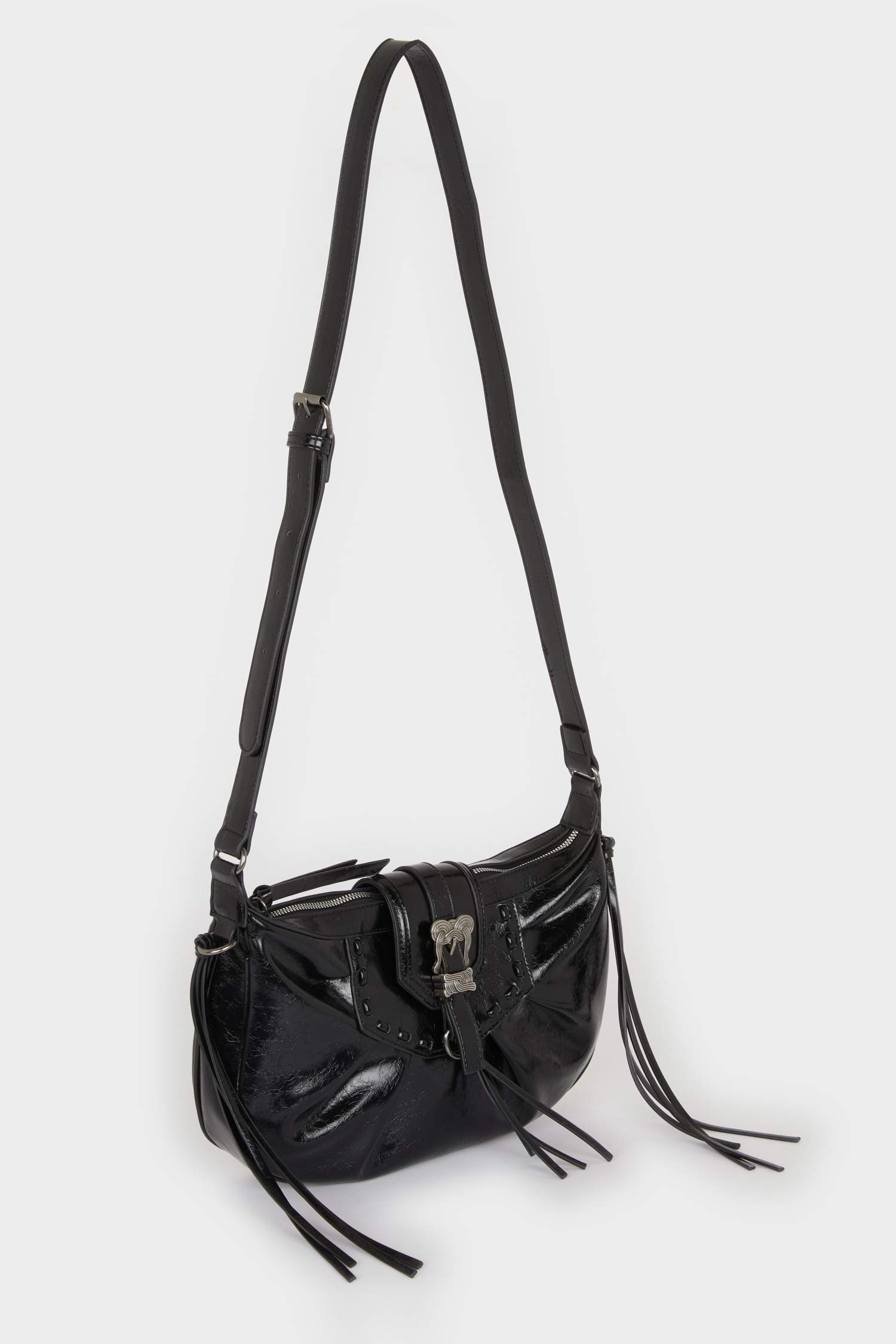 Woman Faux Leather Crossbody Bag