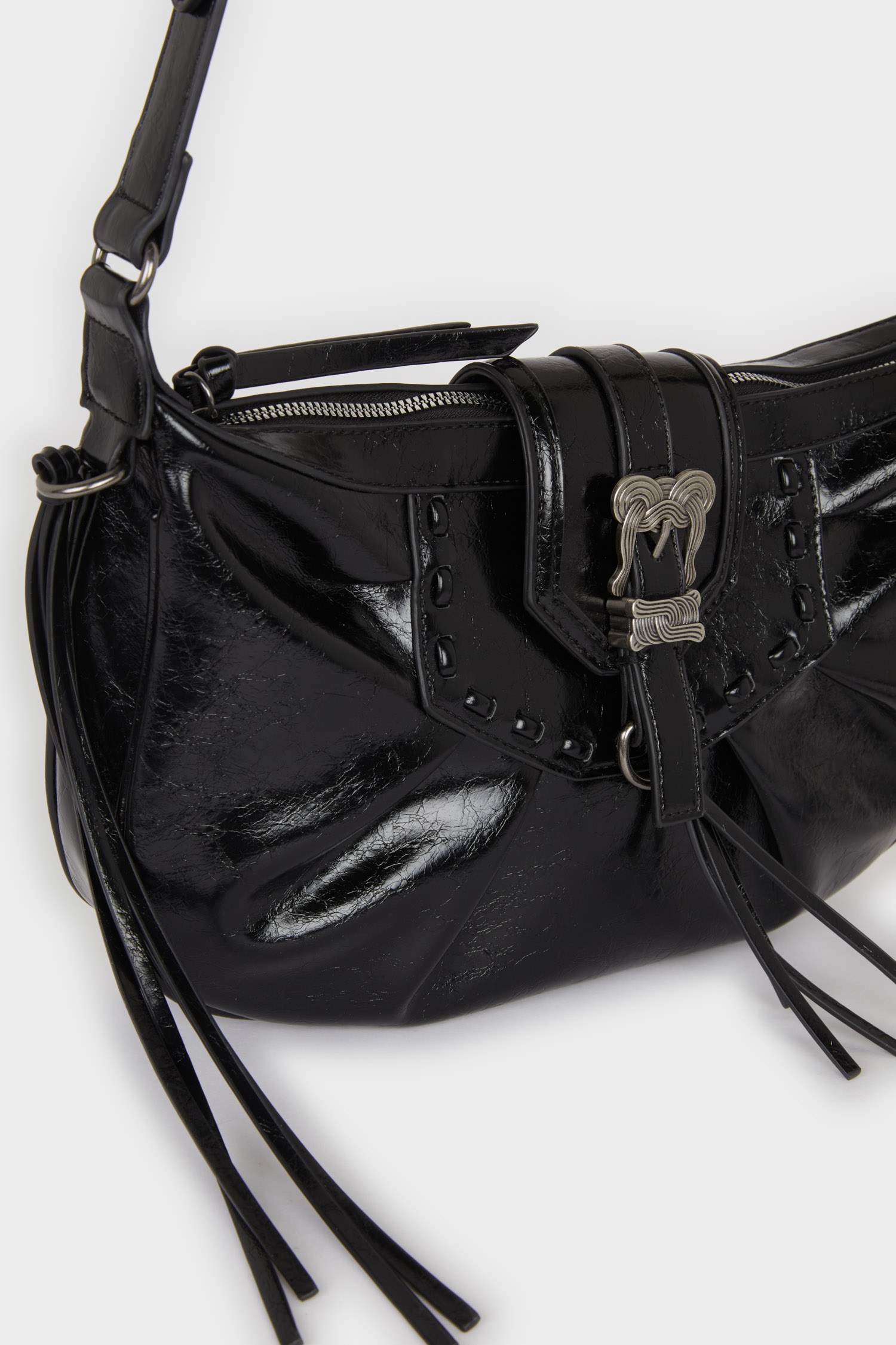 Woman Faux Leather Crossbody Bag