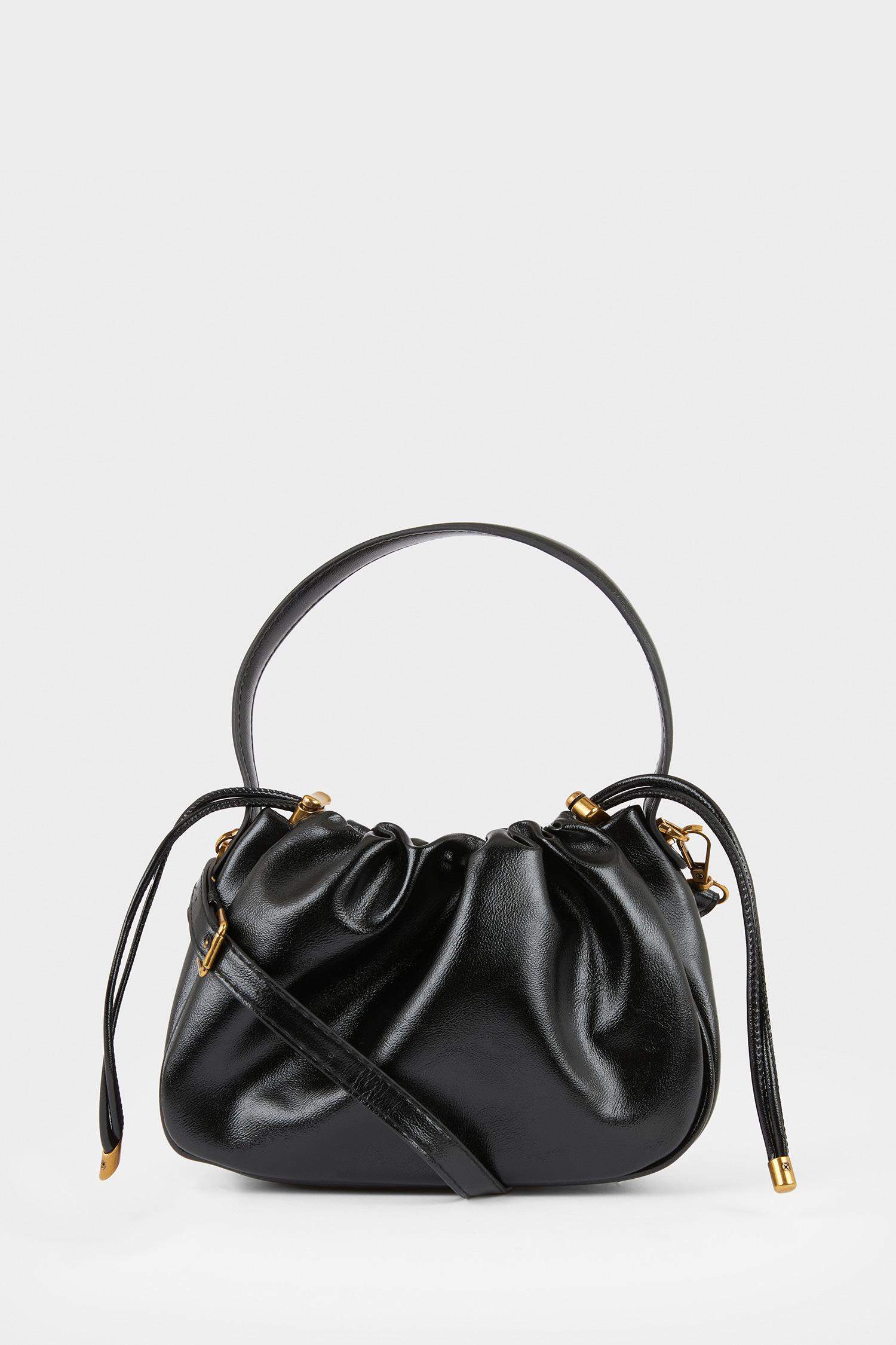 Faux Leather Crossbody Bag