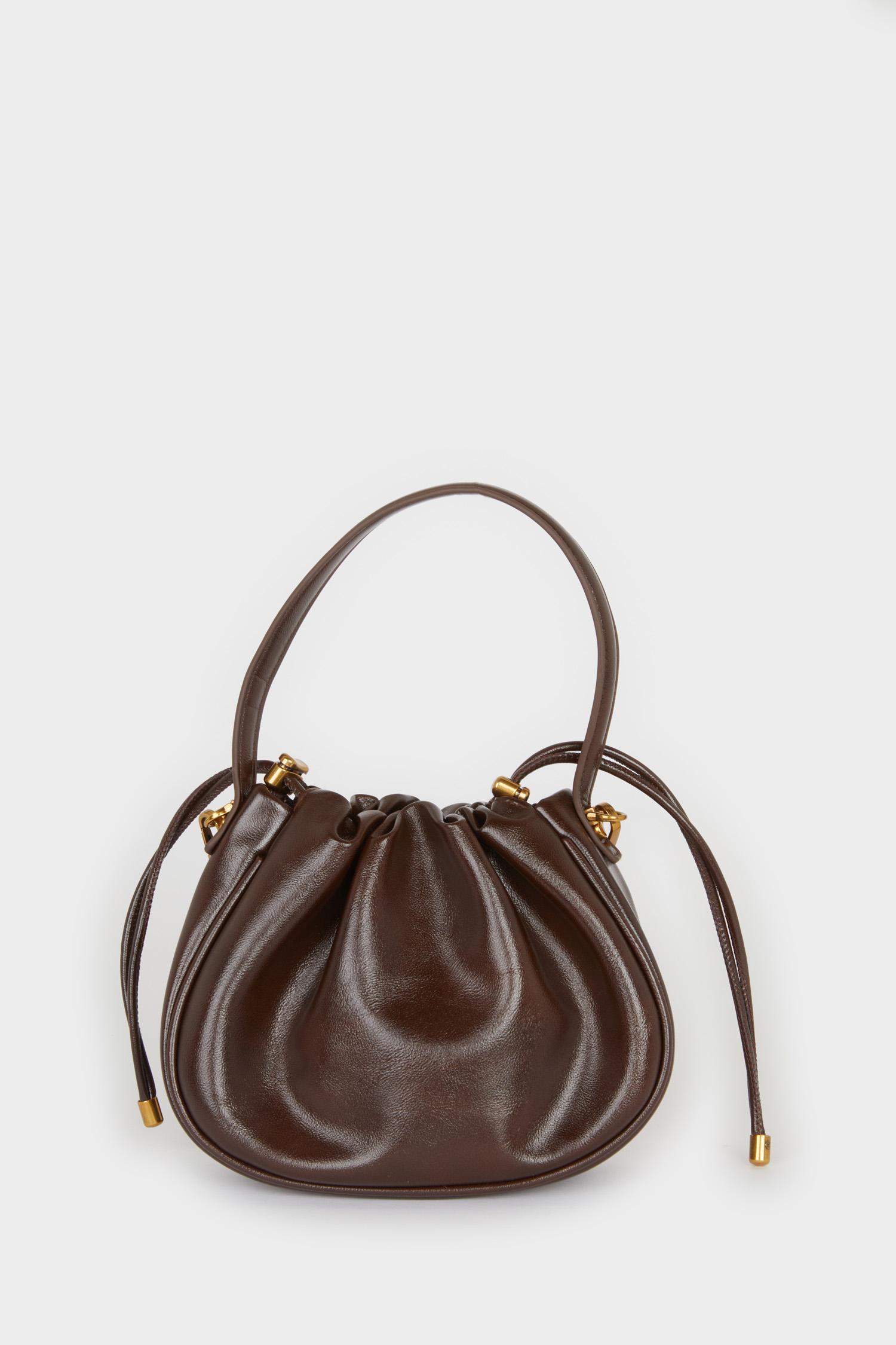 Faux Leather Crossbody Bag