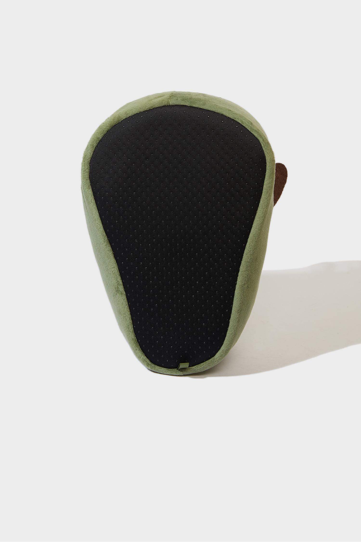 حذاء منزلي نسائي بكعب مسطح على شكل أفوكادو