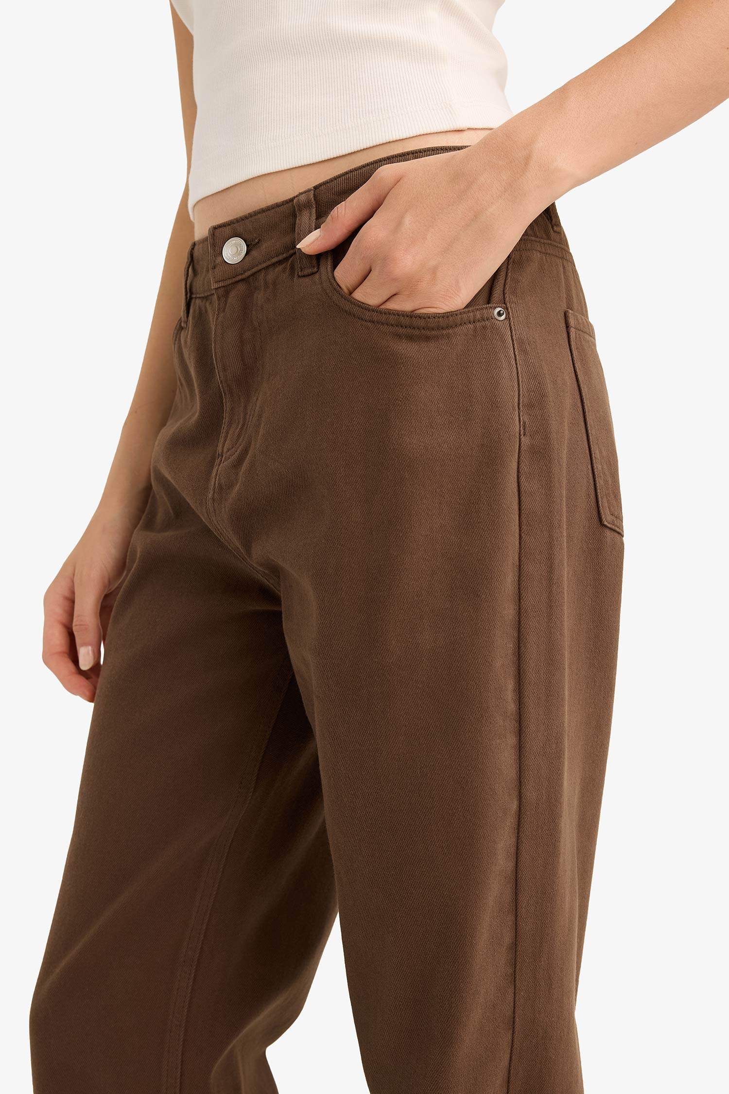 жануар тік пішім габардин Шалбар