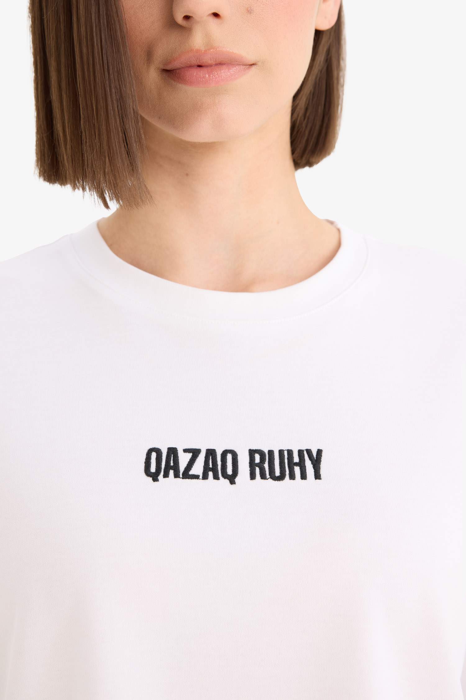 Oversize Fit Crew Neck Printed Short Sleeve T-Shirt