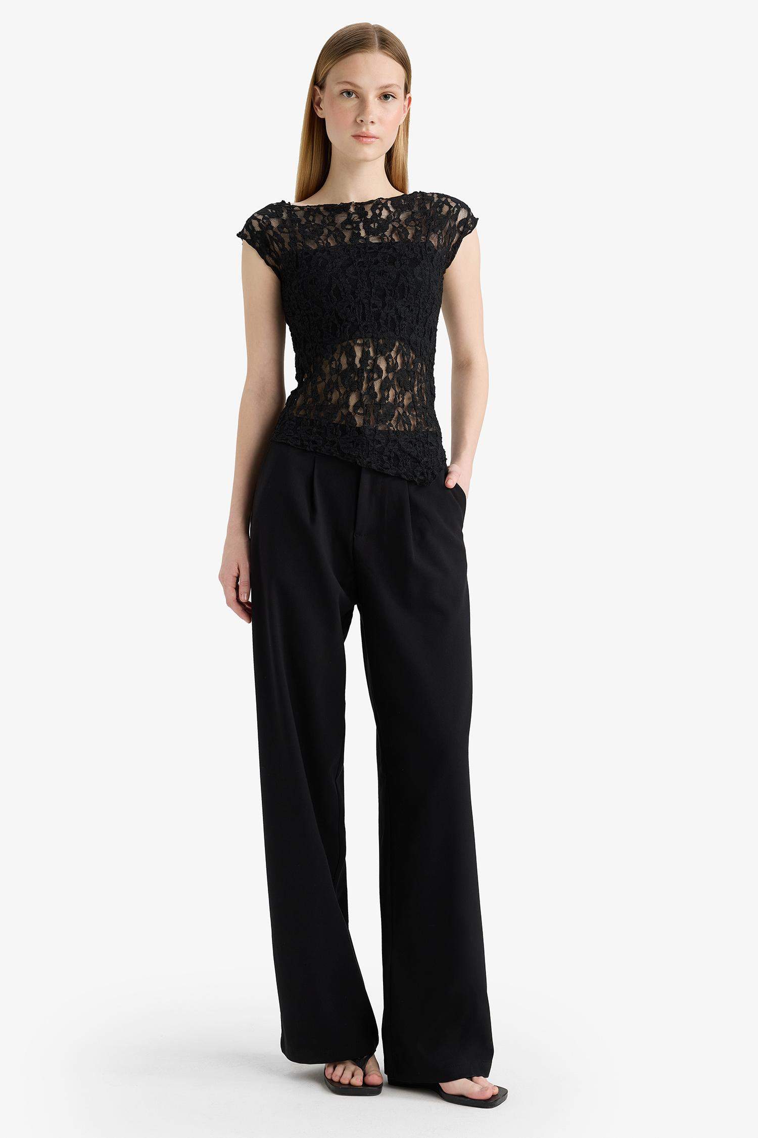 Baggy Fit Normal Waist Trousers