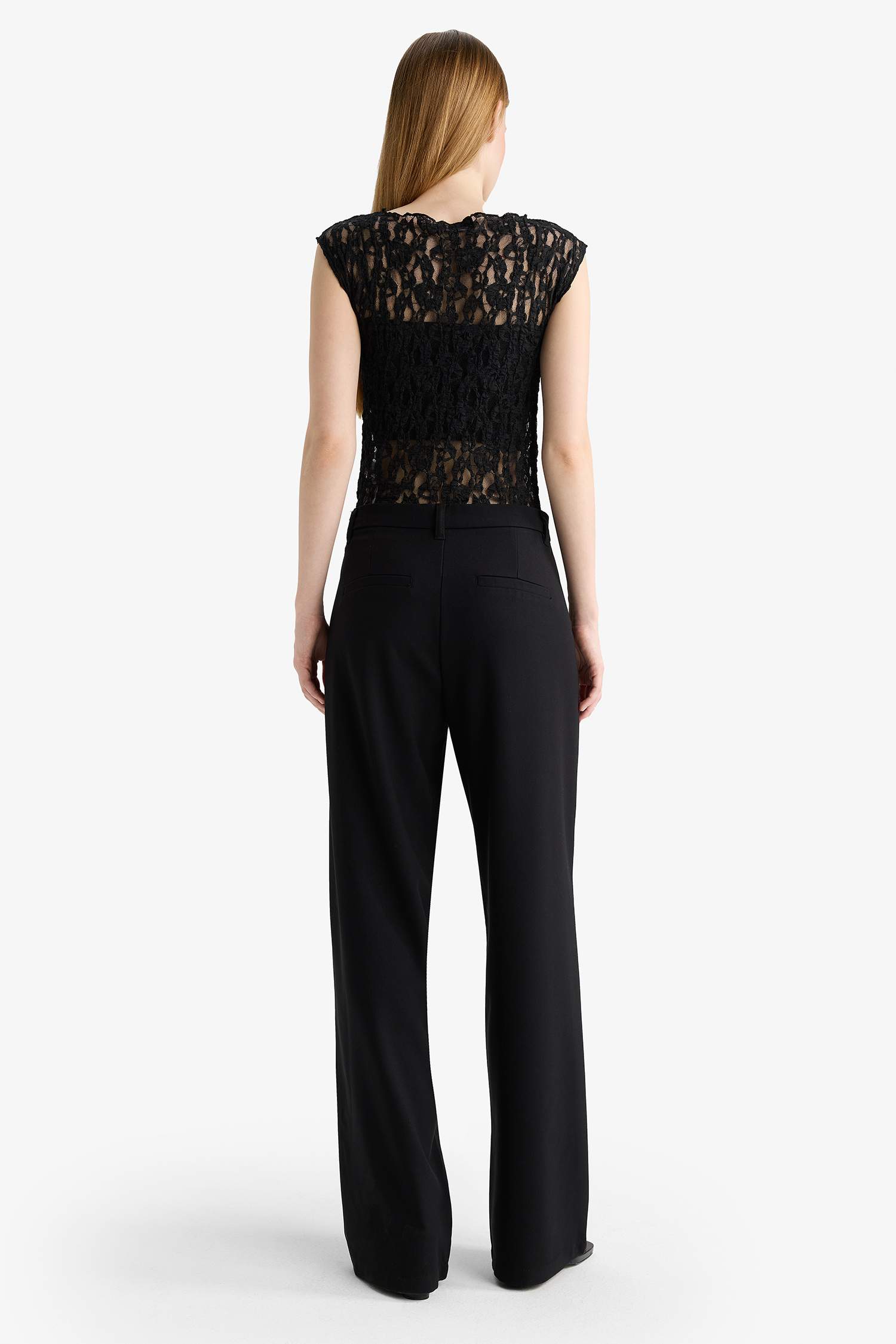 Baggy Fit Normal Waist Trousers