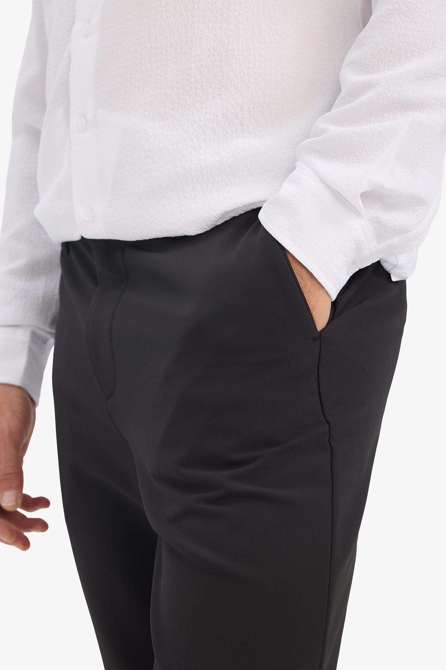 Jogger Fit Kısa Paça Pantolon