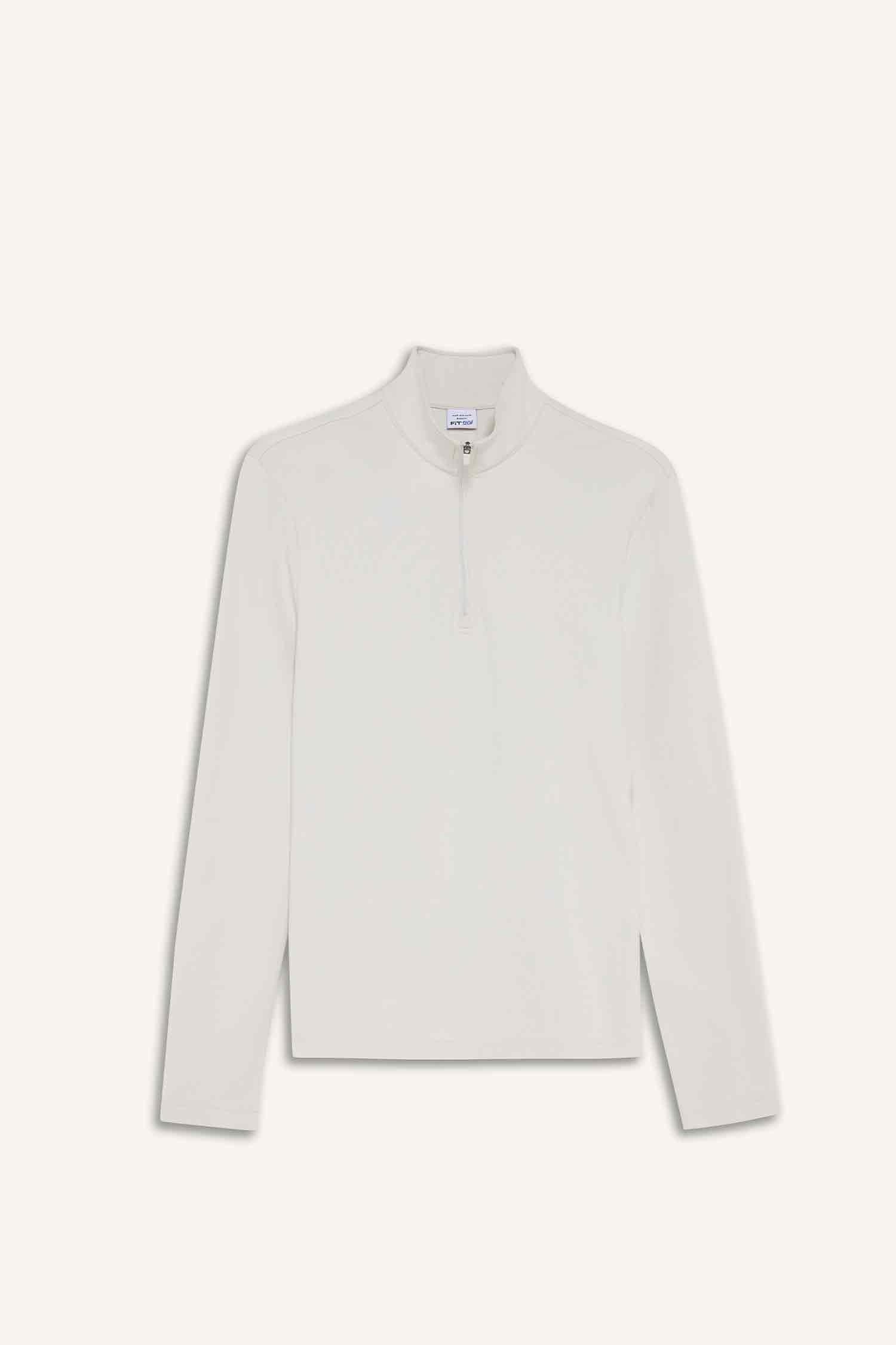 سويت شيرت قصة عادية بياقة عالية