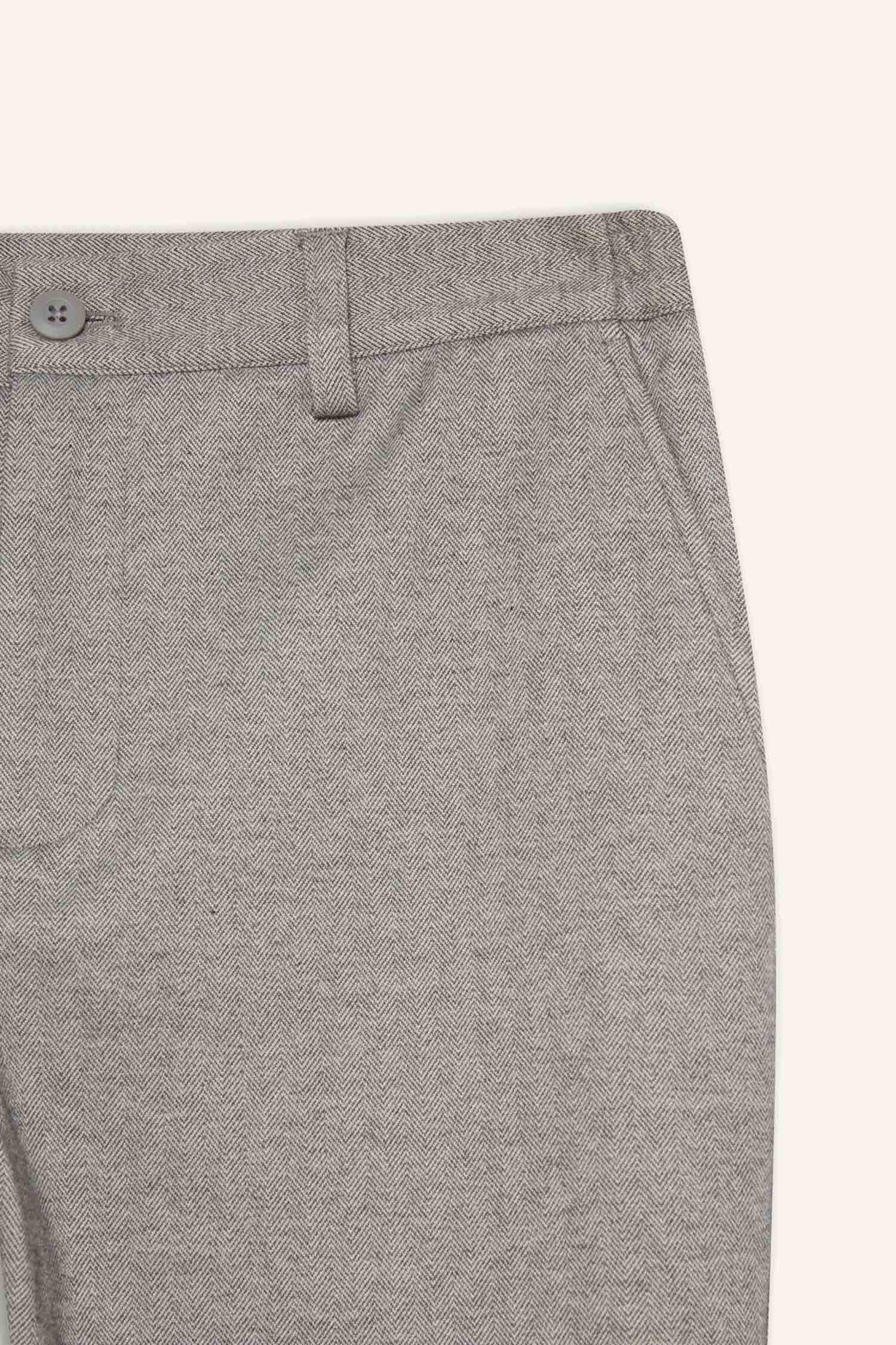 Tailored Regular Fit Düz Paça Penye Pantolon