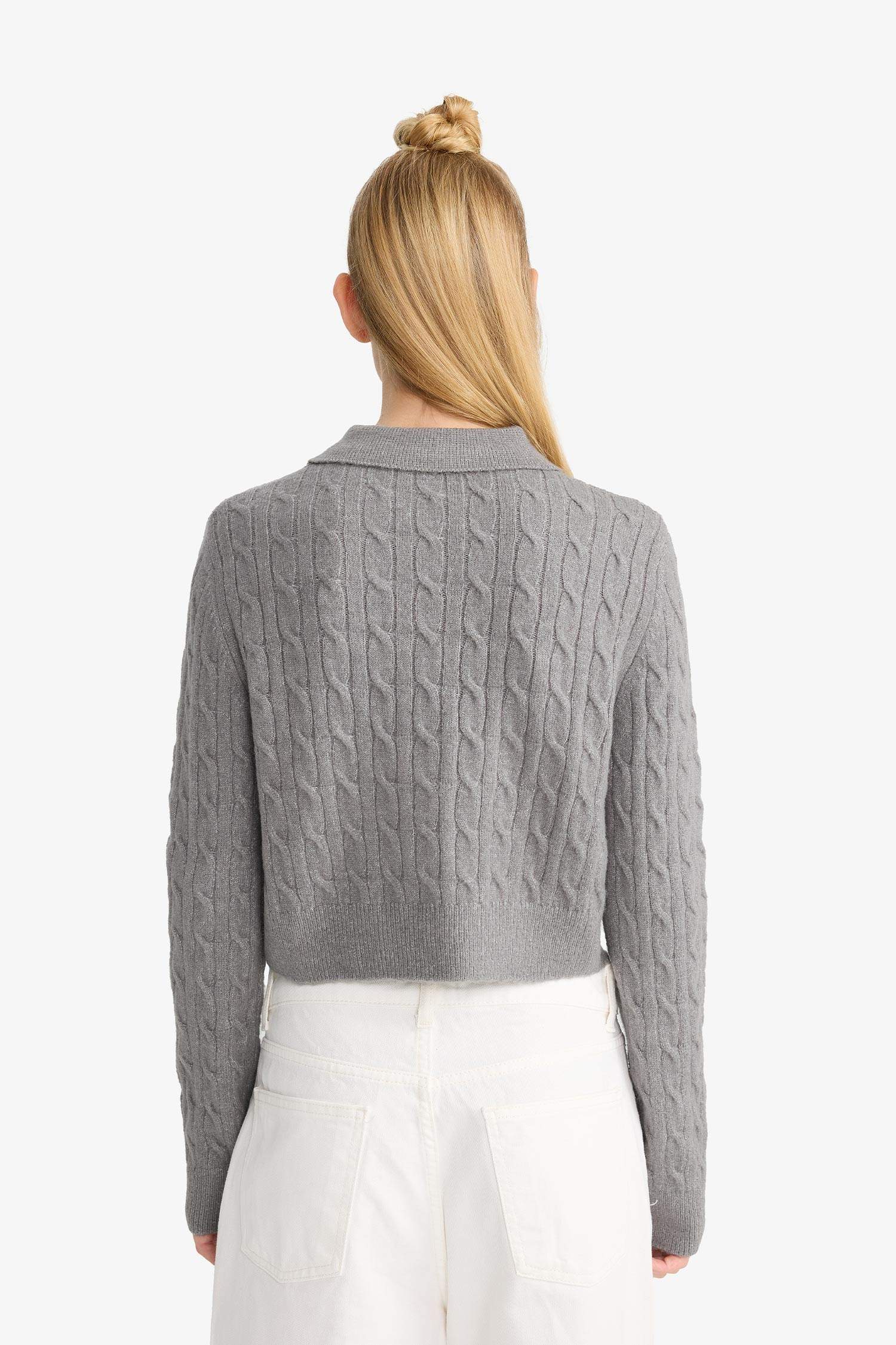 Slim Fit Polo Collar Pullover