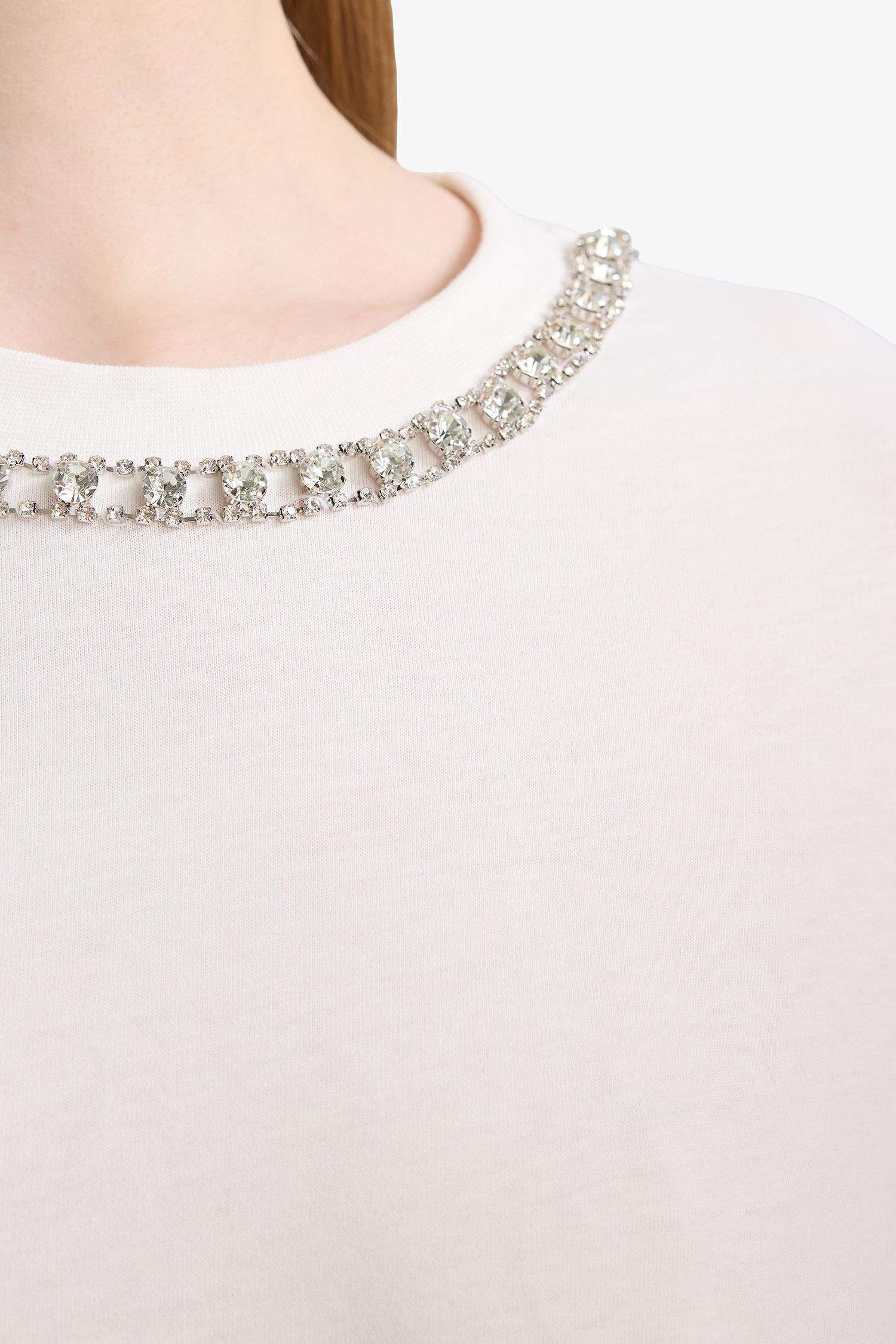 تيشيرت طويل قصة عادية بياخة مستديرة