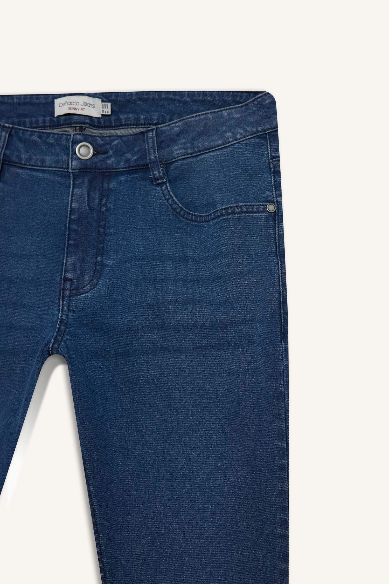 Carlo Skinny Fit Super Skinny Hem Denim Trousers