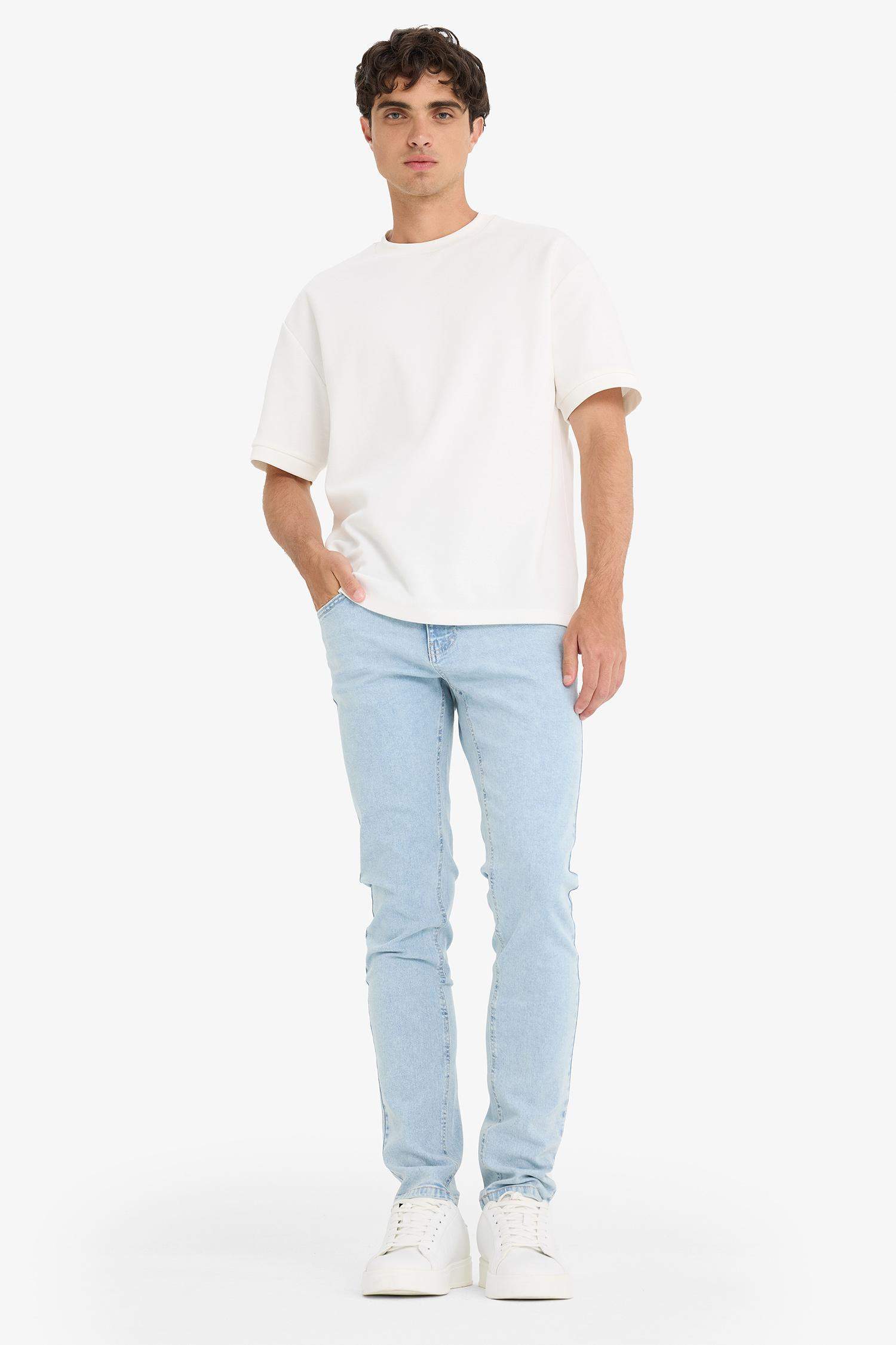 Carlo Skinny Fit Regular Waist Skinny Leg Jeans