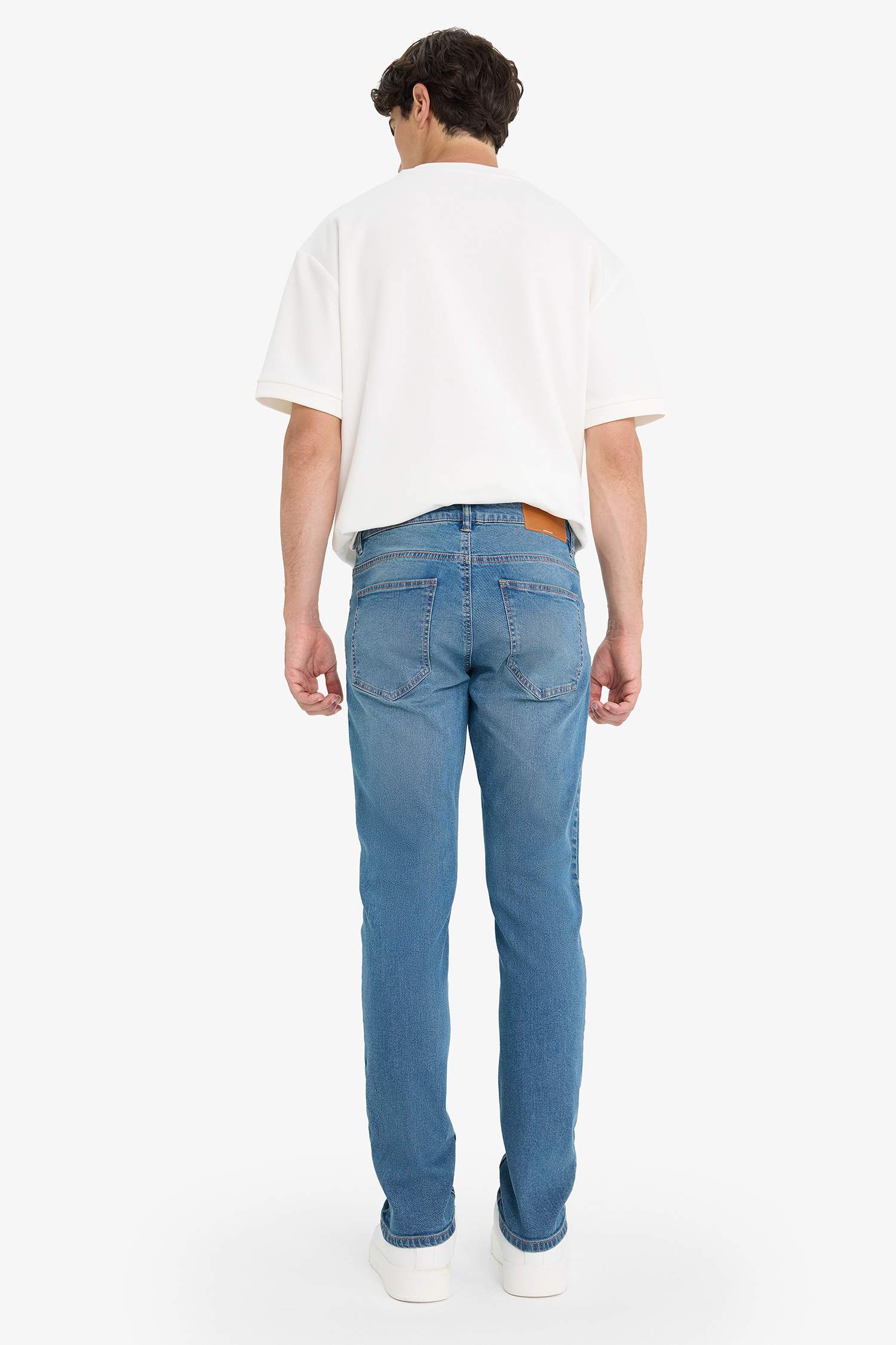 Carlo Skinny Fit Regular Waist Jeans