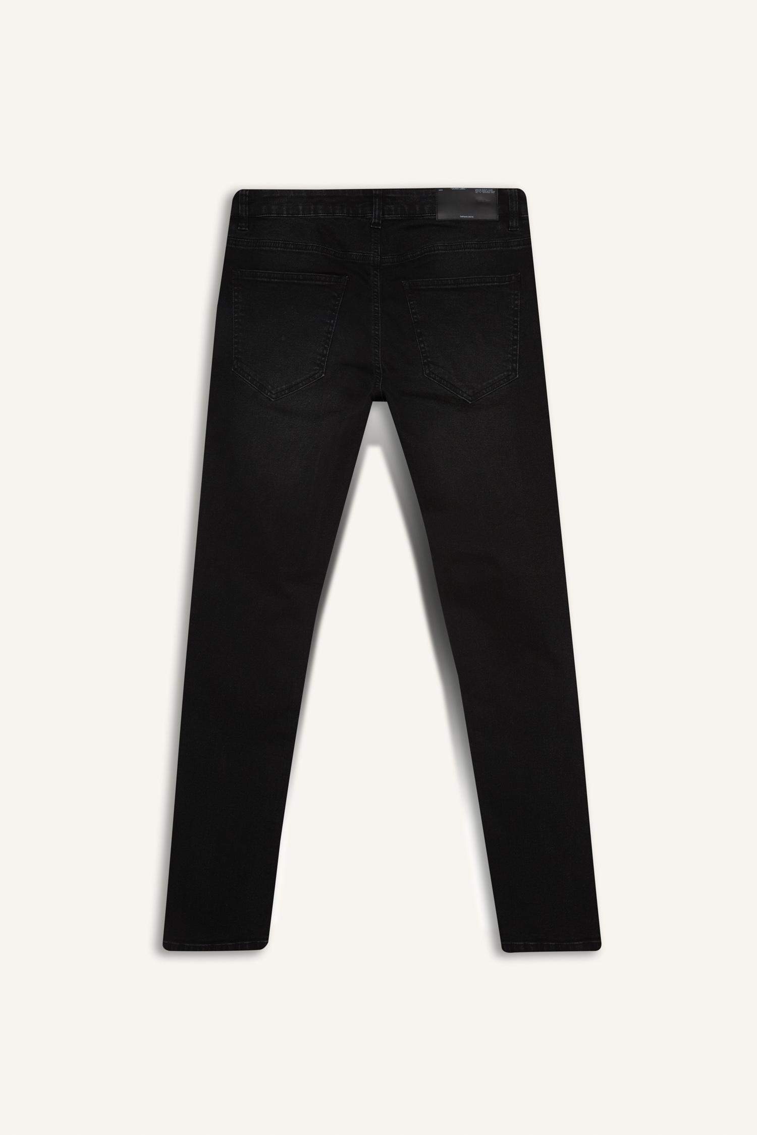 سروال جينز بيدرو سليم فيت بساق ضيق