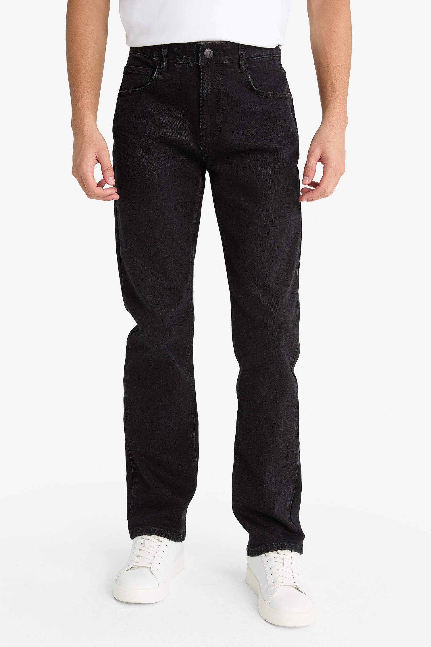 Sergio Regular Fit орташа белді түзу балақты джинс шалбар