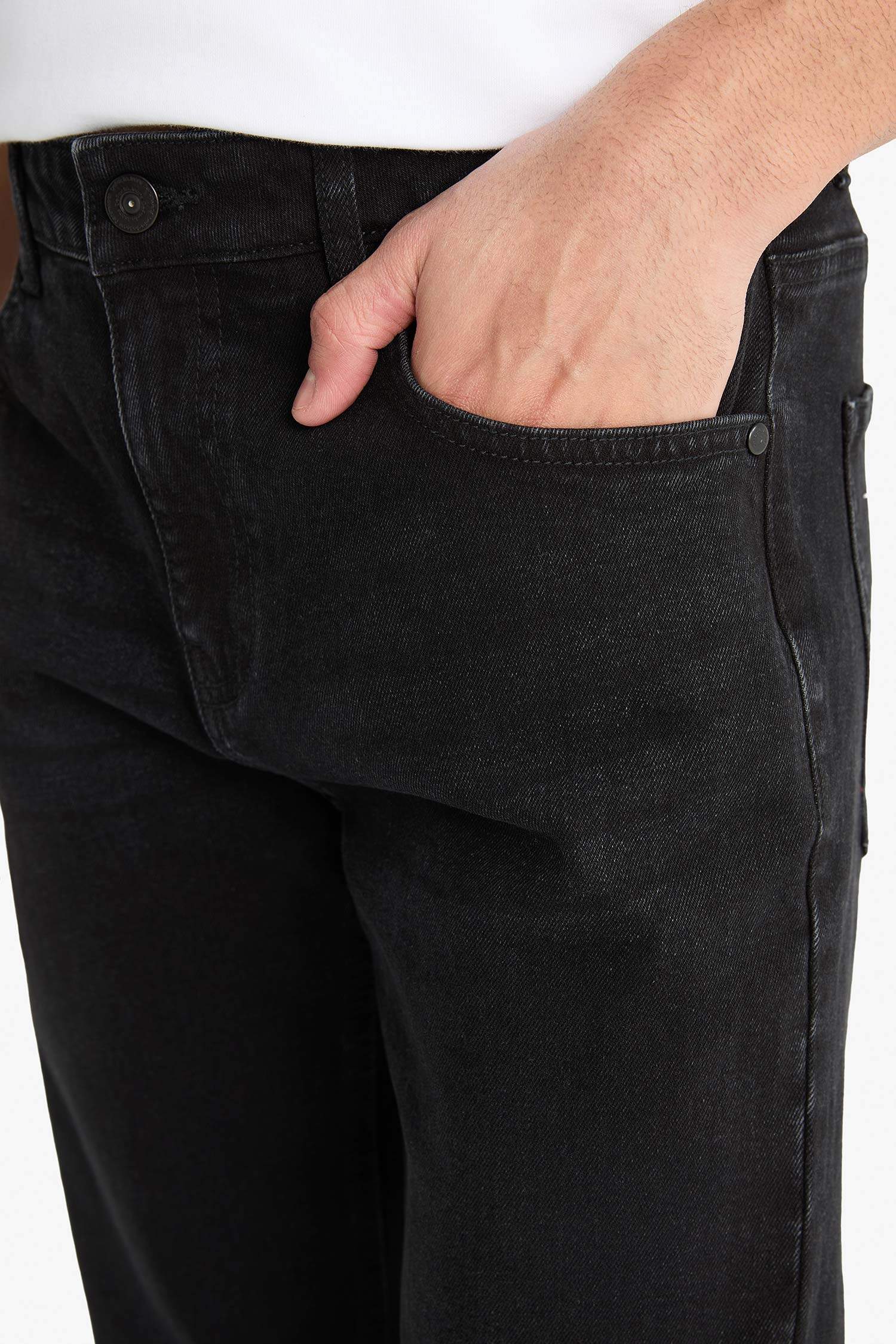 Sergio Regular Fit орташа белді түзу балақты джинс шалбар