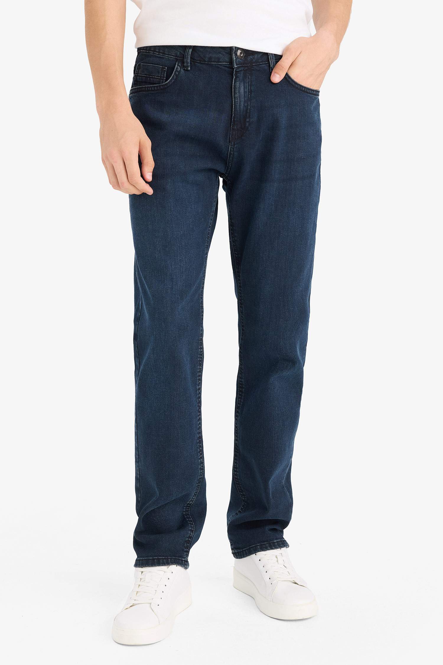 Sergio регулярный крой с нормальной талией прямые джинсы