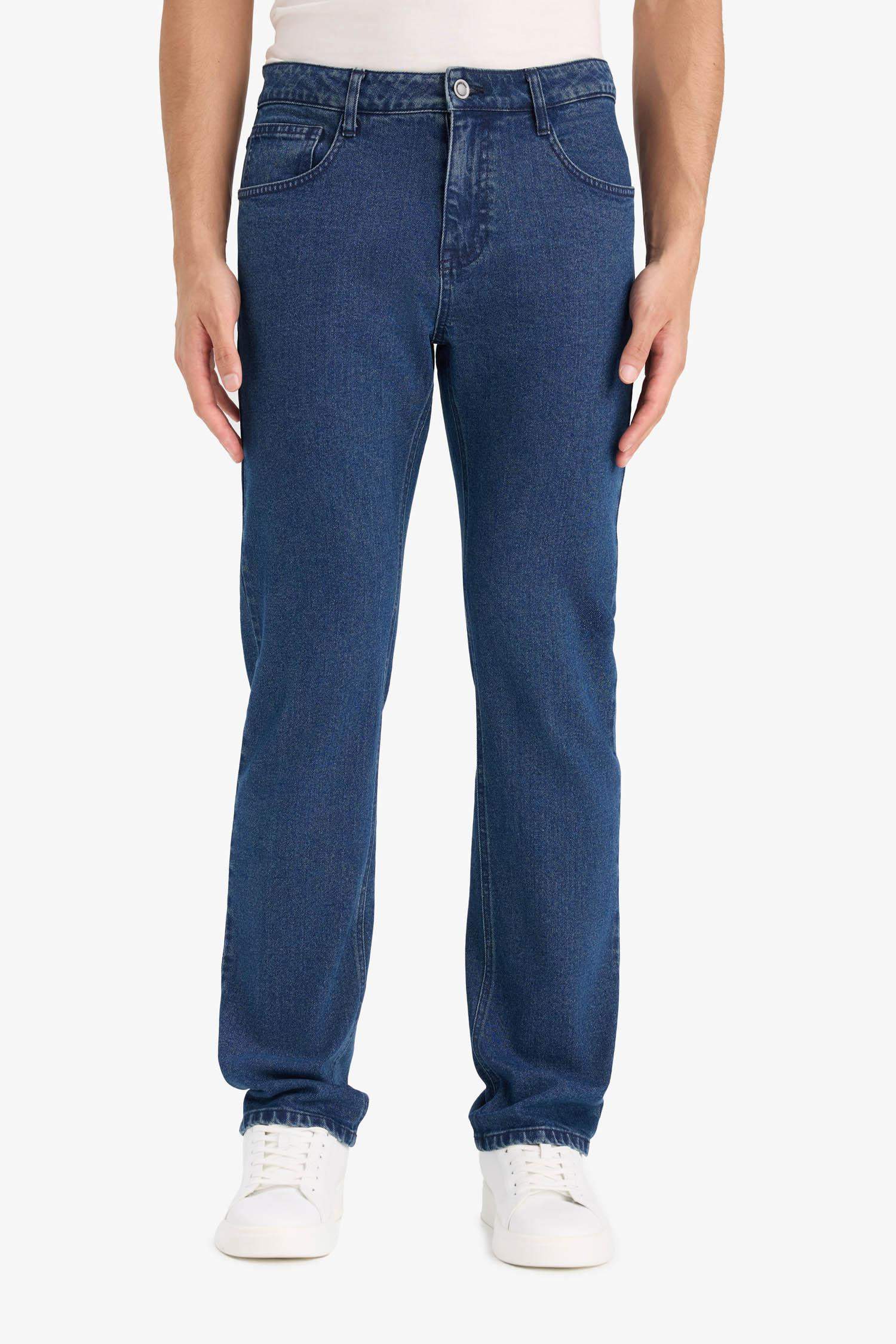 Sergio регулярный крой с нормальной талией прямые джинсы
