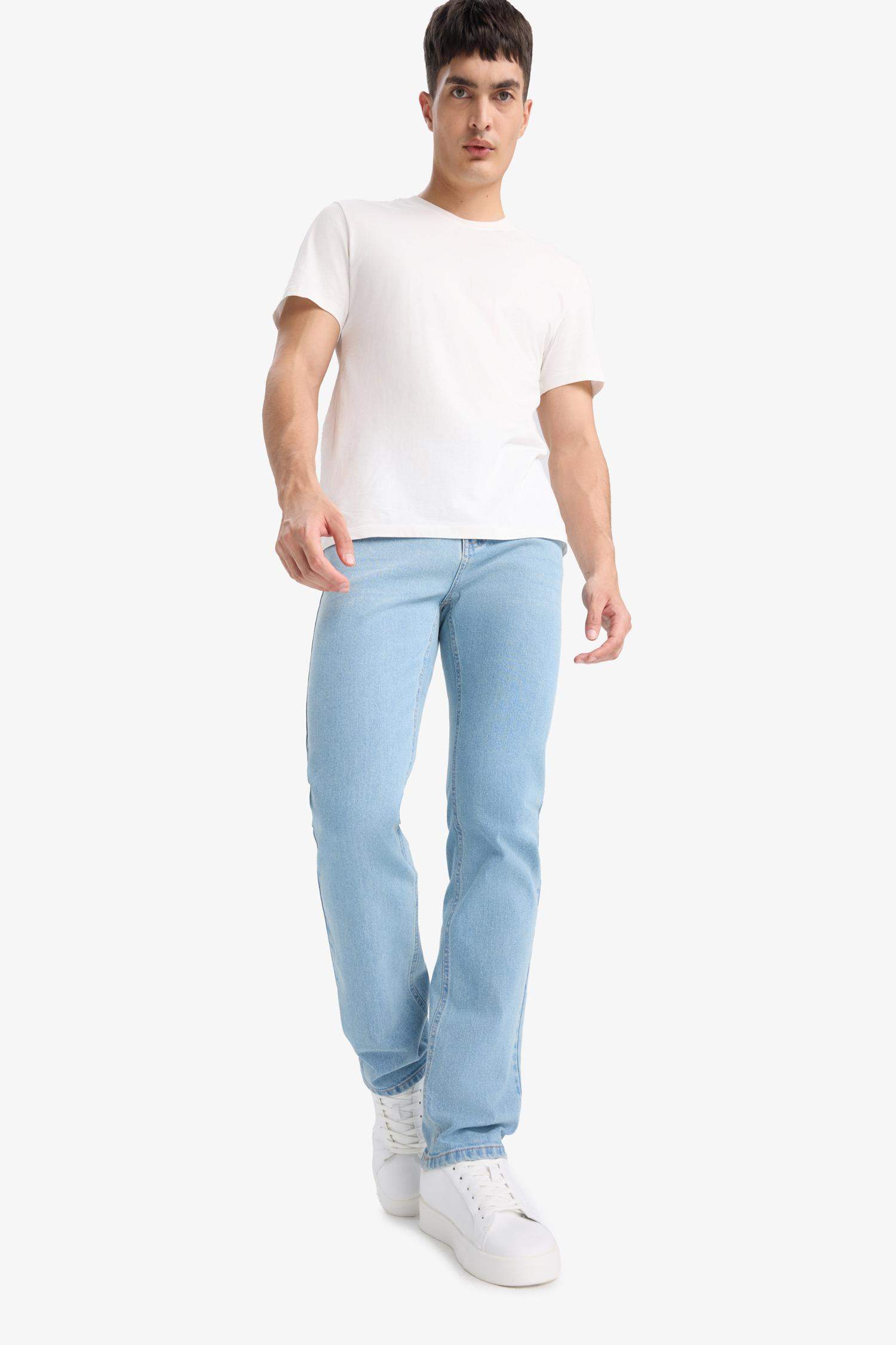 Sergio регулярный крой с нормальной талией прямые джинсы
