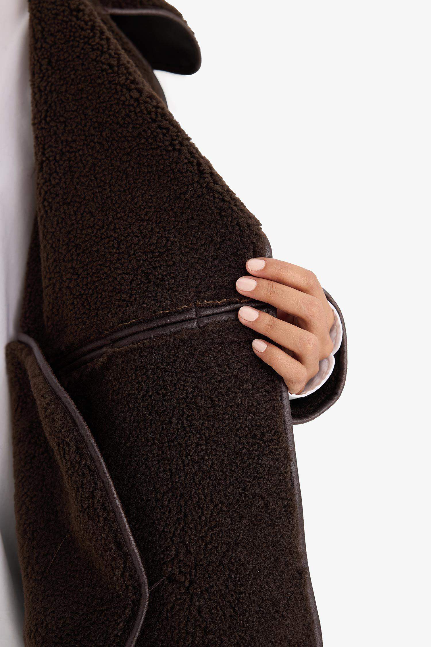 Regular Fit Suni Kürk Astarlı Mont