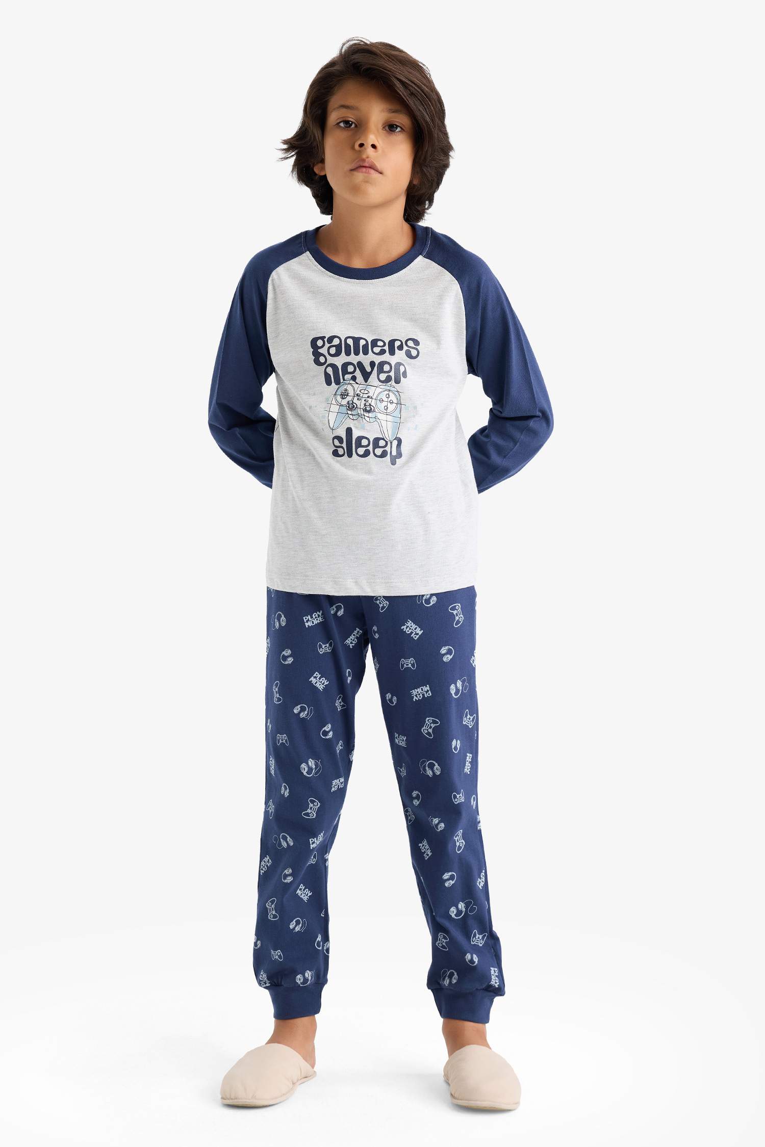 Boy Regular Fit 2 Piece Pajama Set