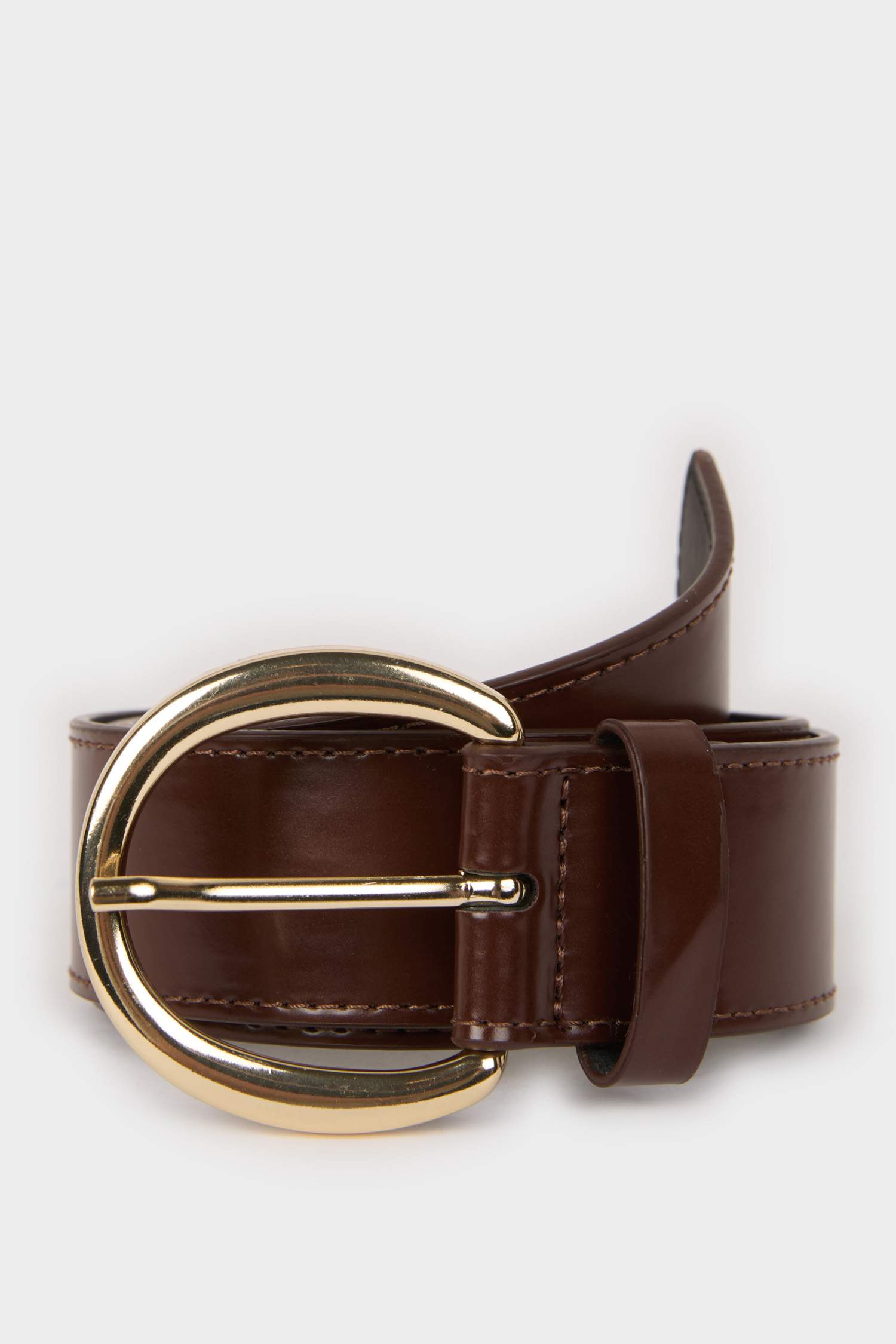 Kadın Büyük Toka Suni Deri Jean Kemeri