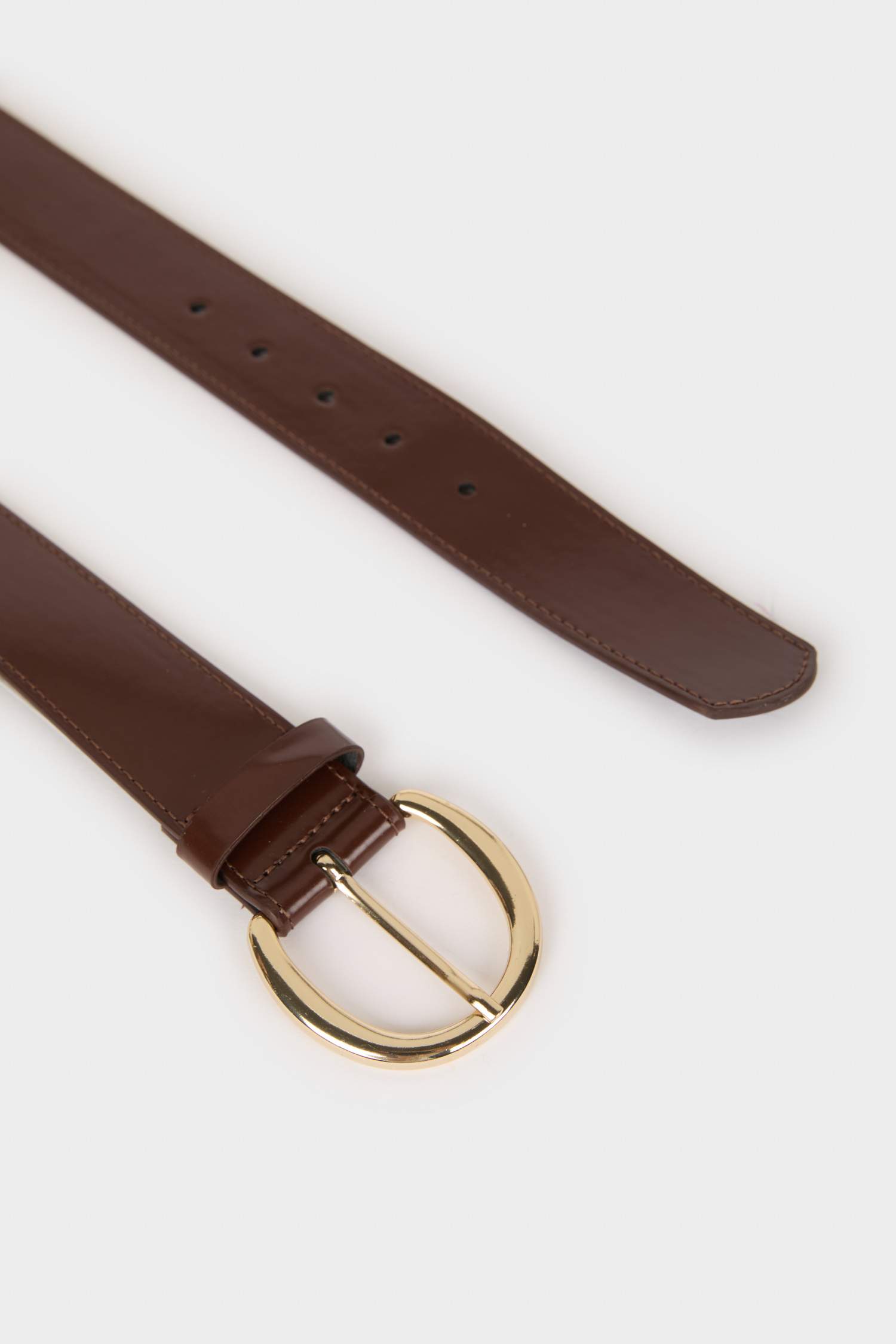 Kadın Büyük Toka Suni Deri Jean Kemeri