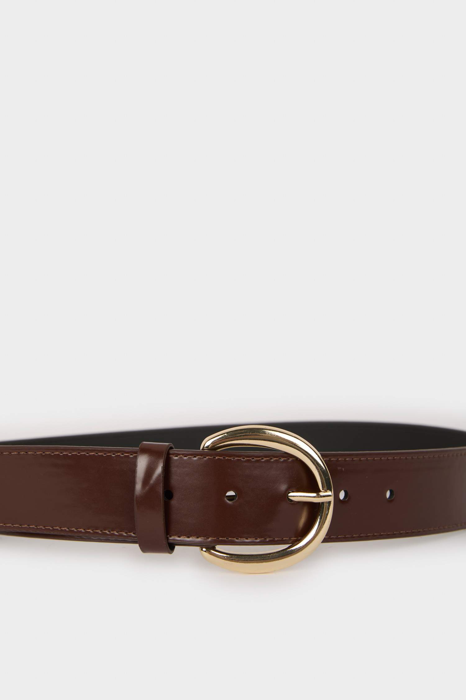 Kadın Büyük Toka Suni Deri Jean Kemeri