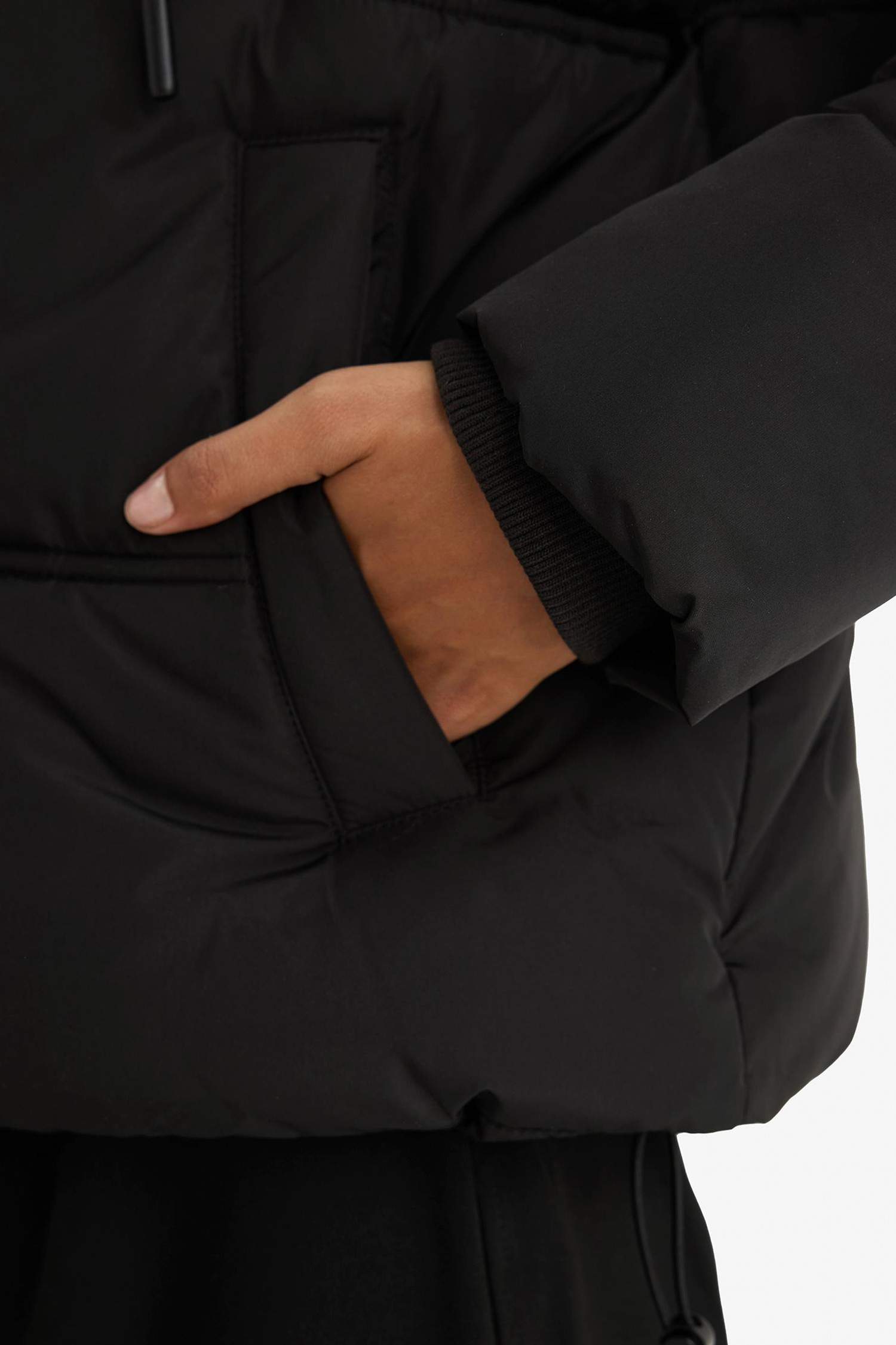 Regular Fit Hooded Zippered Puffer Jacket