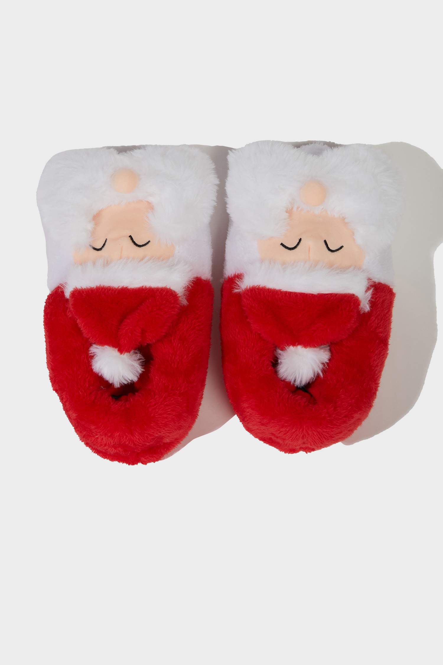 Kız Çocuk Yılbaşı Temalı Düz Taban Panduf