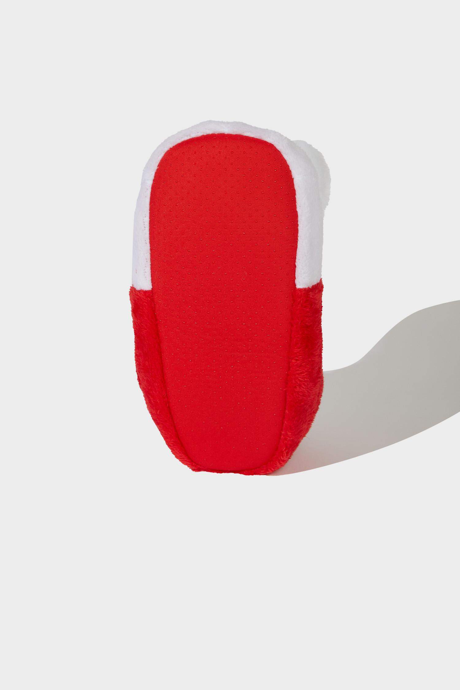 Pantoufles plates Noël à semelle souple pour homme