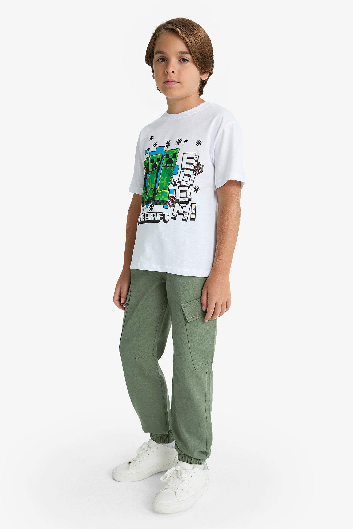 Boy Jogger Fit Gabardine Trousers